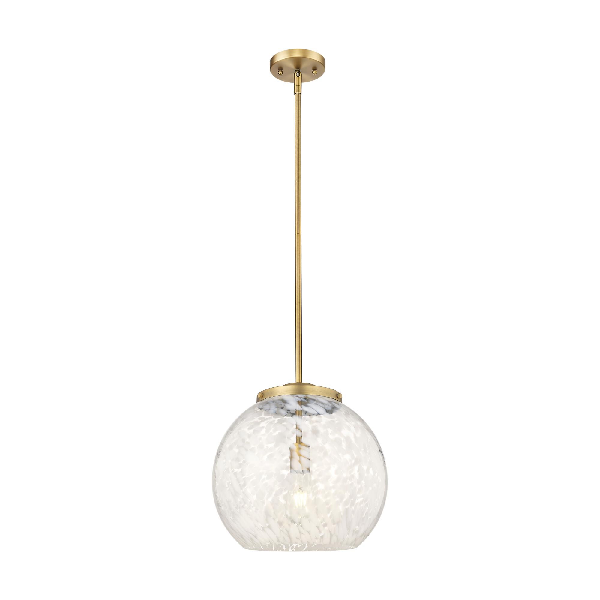 Bruno Marashlian White Mouchette 14 Inch Large Pendant by Innovations Lighting