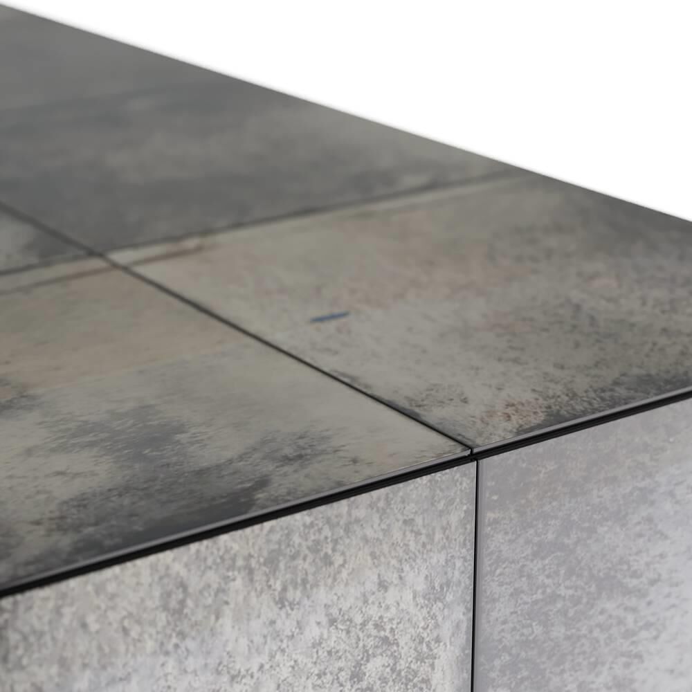 Shown in Antiqued Mirror finish