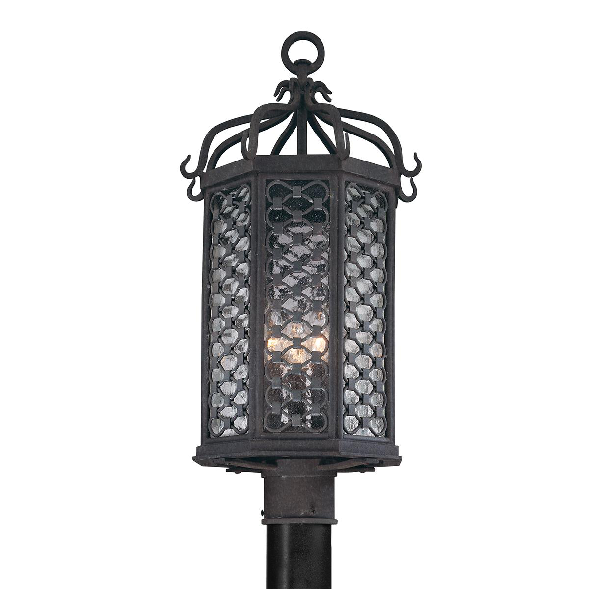 Los Olivos 11.75 Inch Outdoor Post Lamp by Troy Lighting