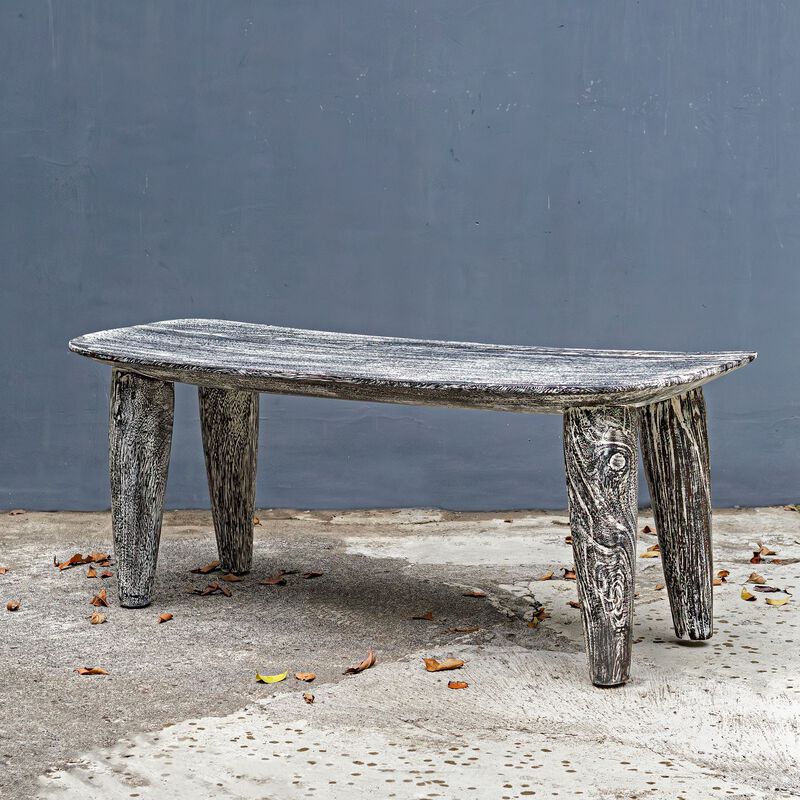 Fade To Black 48 Inch Bench by Uttermost