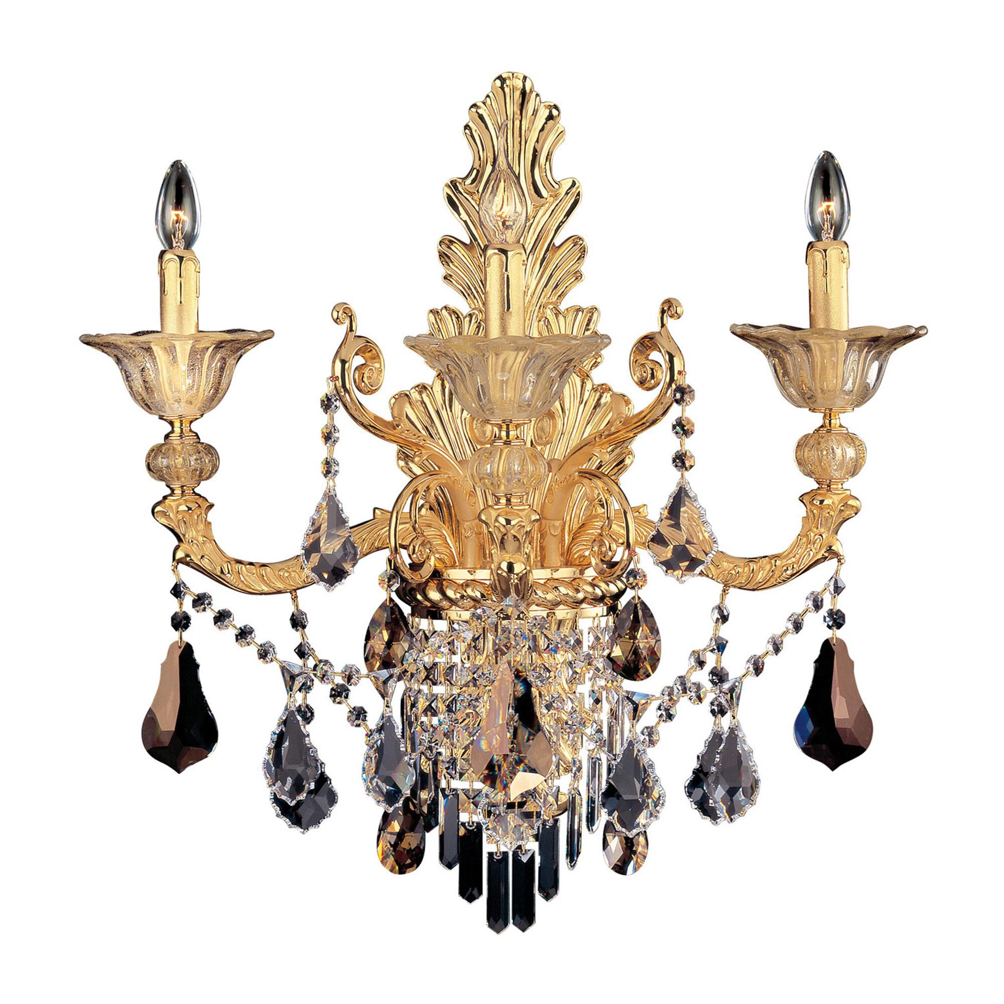 Shown in Two-Tone Gold /24k finish and Firenze Mixed crystal