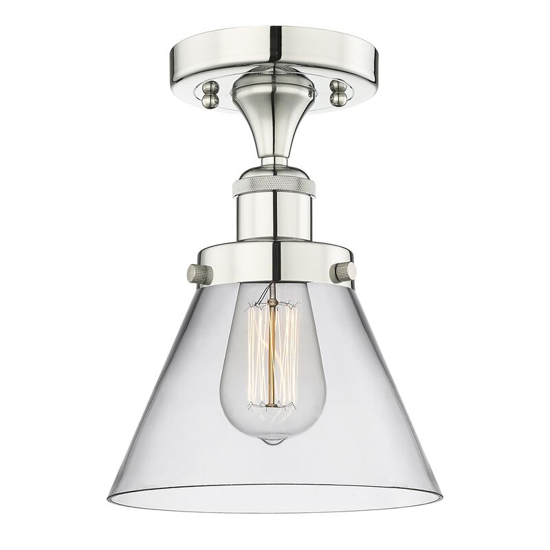 Bruno Marashlian Cone 7 Inch 1 Light Semi Flush Mount by Innovations Lighting