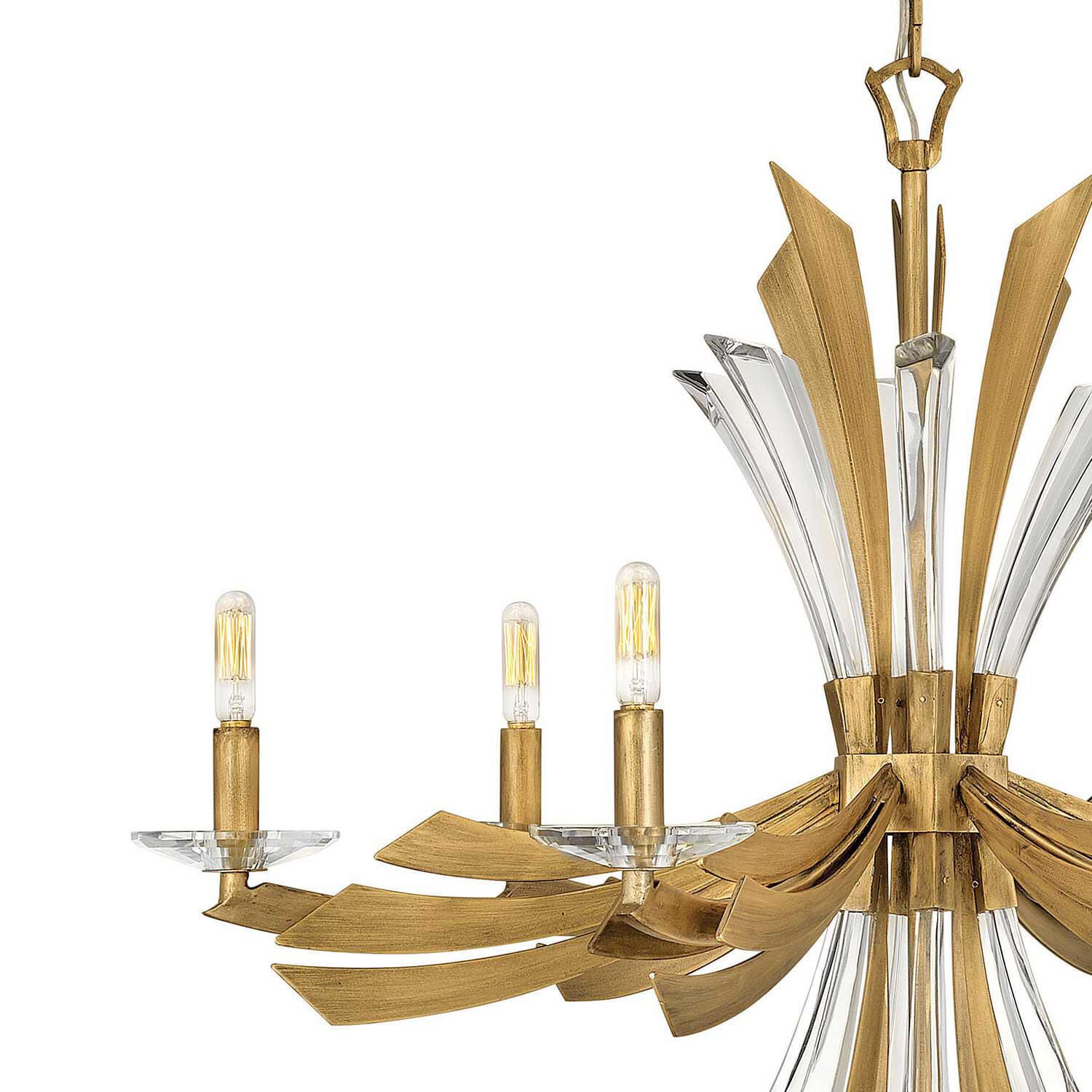 Vida 29 Inch 6 Light Chandelier by Fredrick Ramond