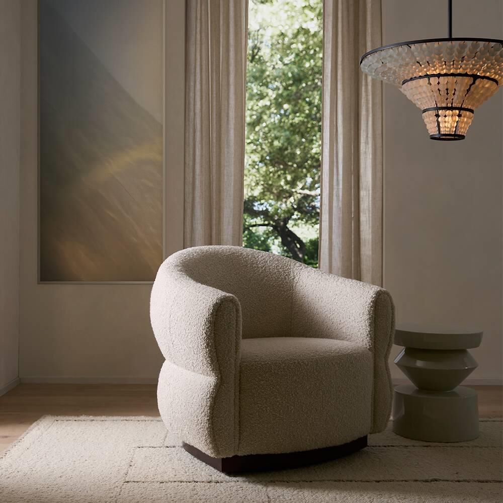 Shown in Oatmeal and Dark Walnut finish