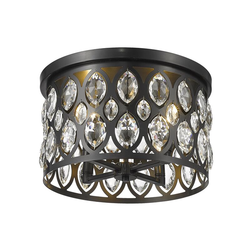 Dealey 15 Inch 4 Light Flush Mount by Z-Lite
