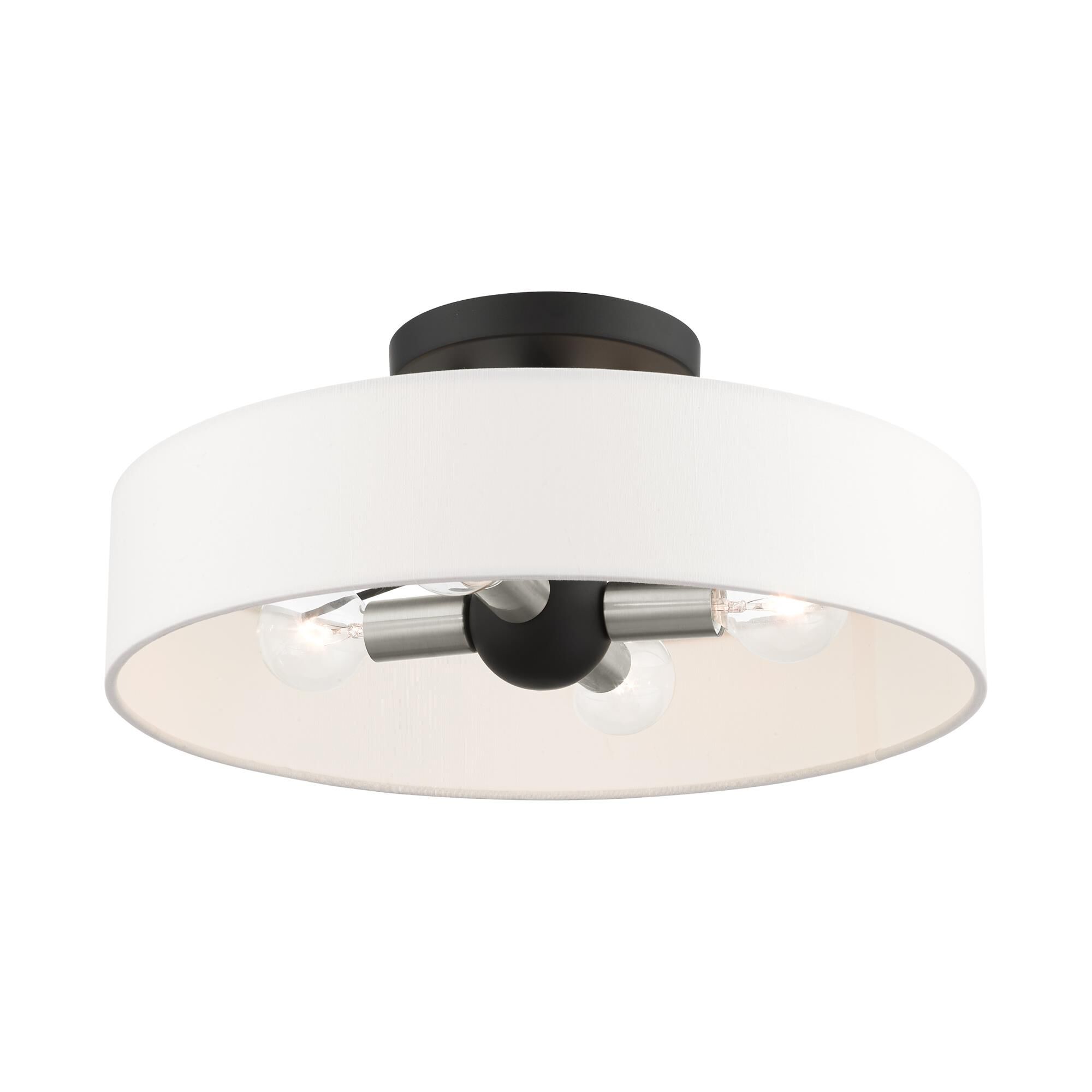 Venlo 14 Inch 4 Light Semi Flush Mount by Livex Lighting