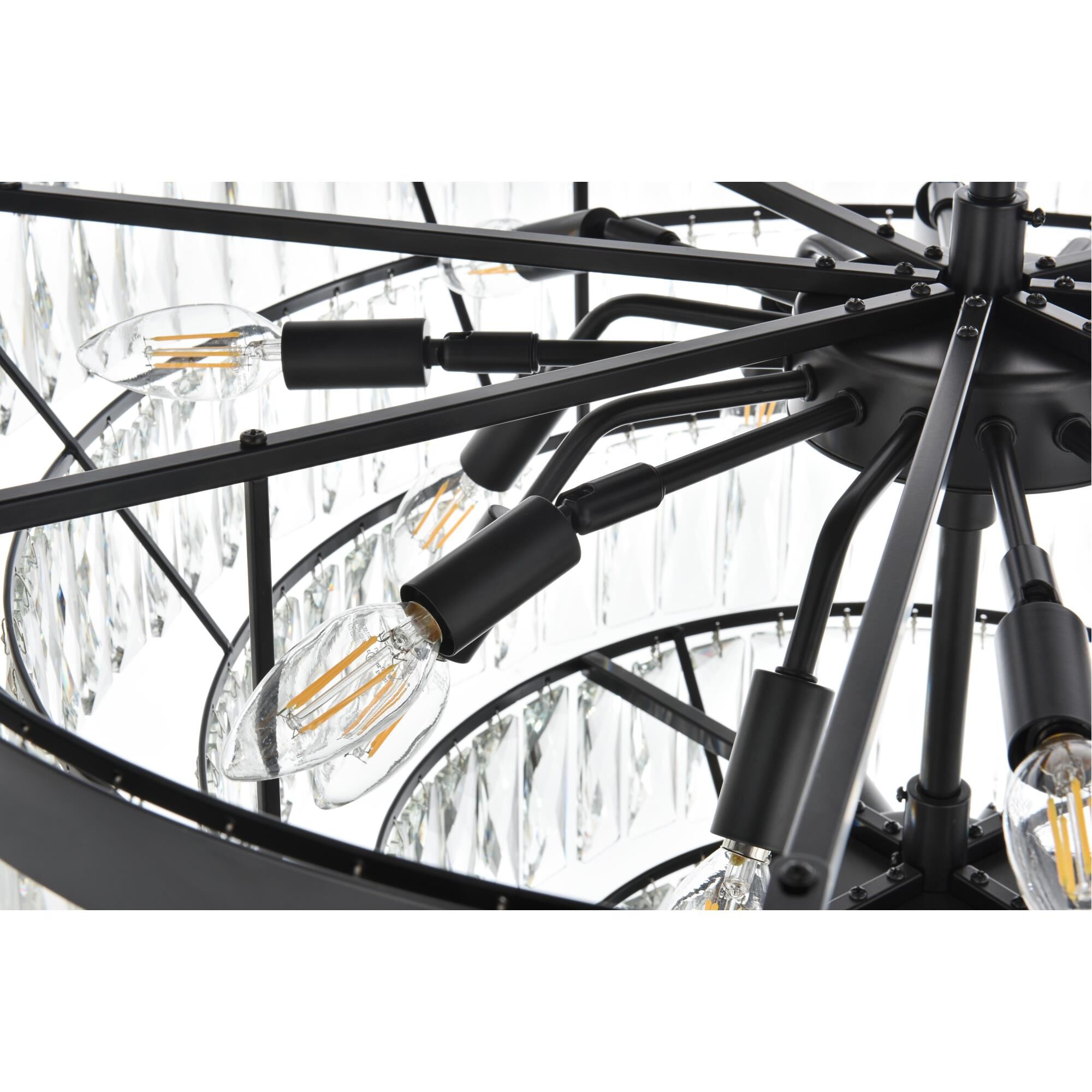 Josephine 32 Inch Chandelier by Elegant Lighting