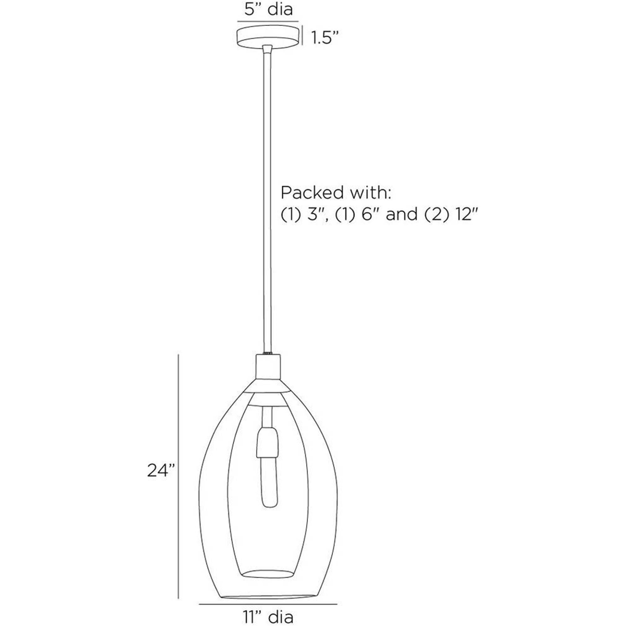 Hilary 11 Inch Mini Pendant by Arteriors Home