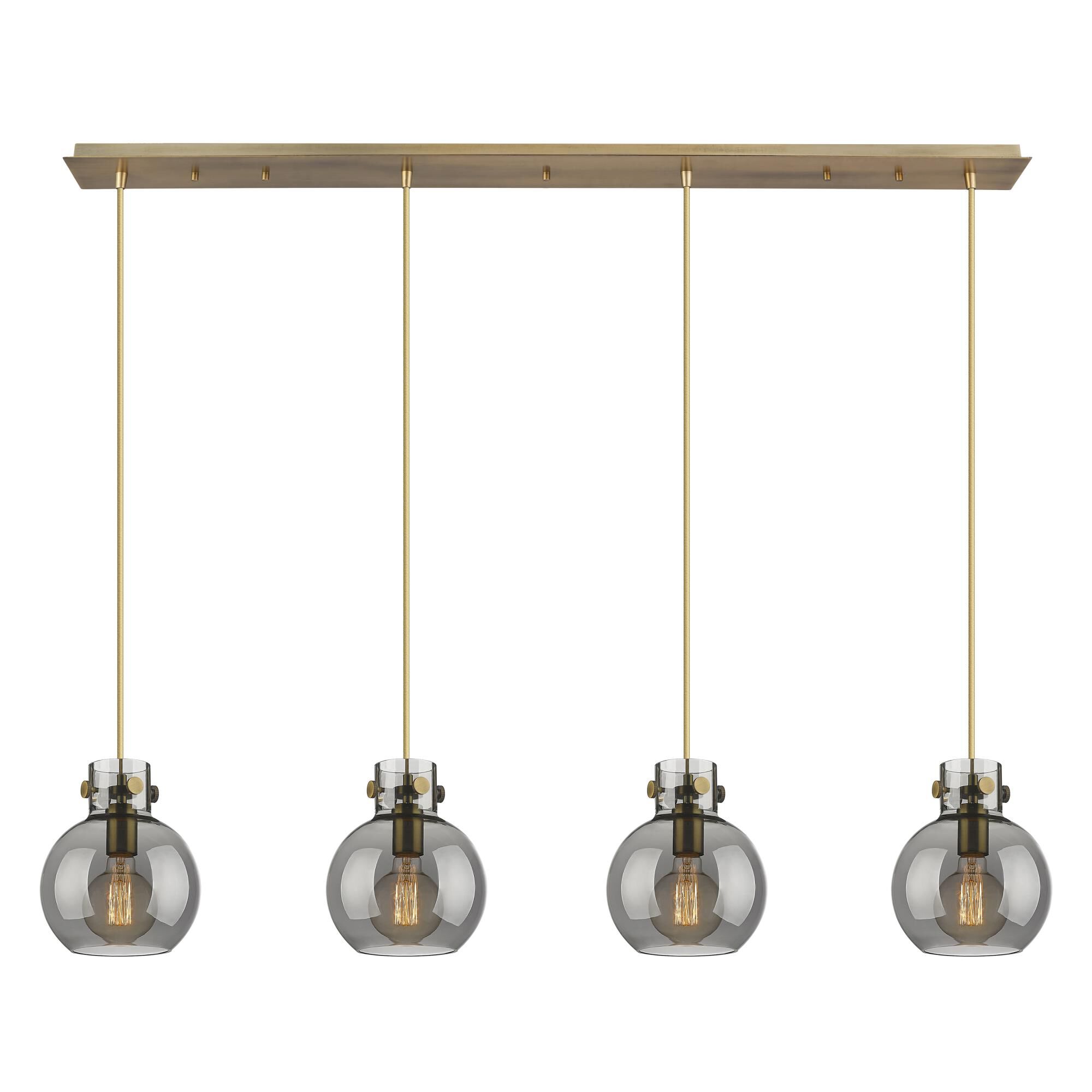 Bruno Marashlian Newton Sphere 51 Inch 4 Light Linear Suspension Light by Innovations Lighting