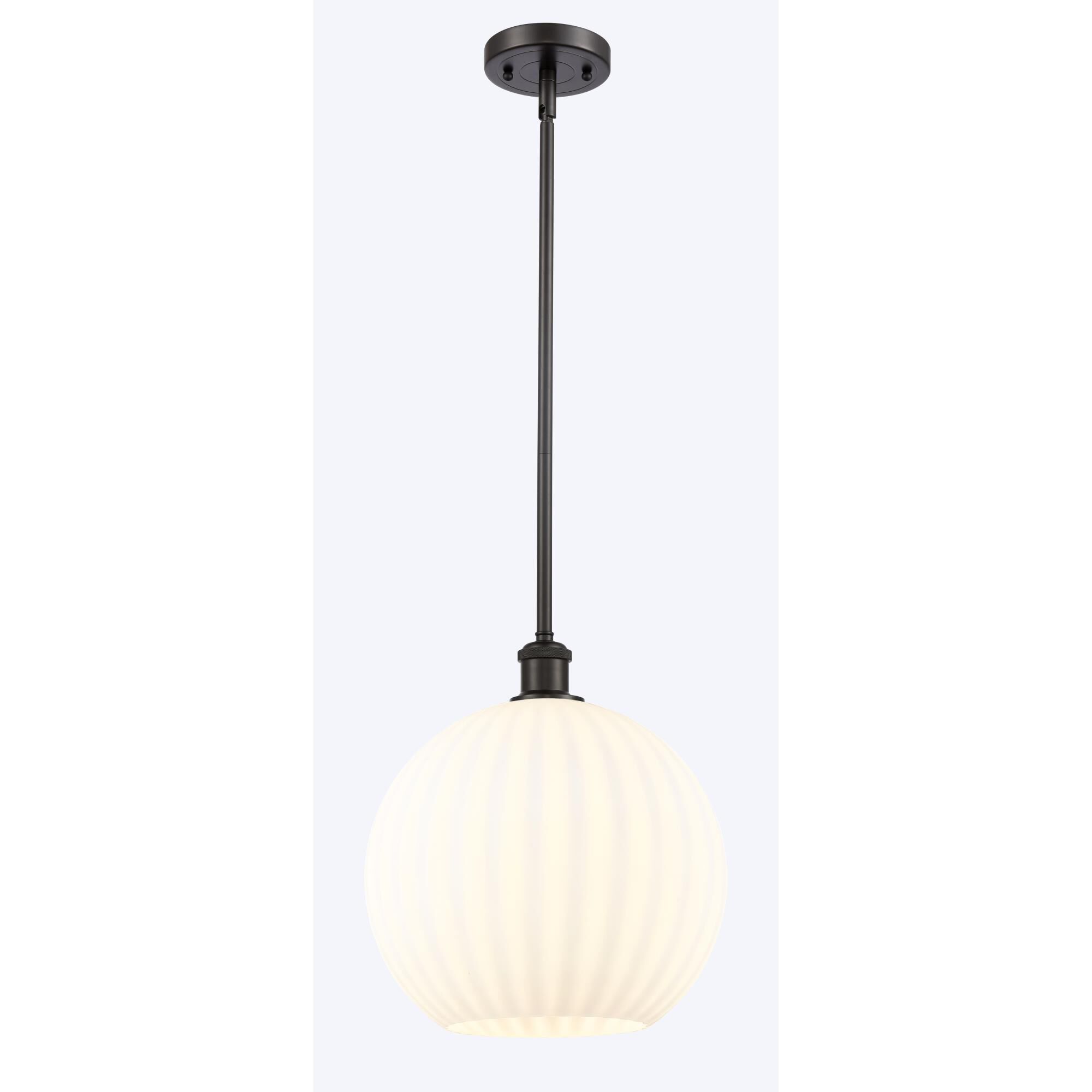 White Venetian Large Pendant by Innovations Lighting
