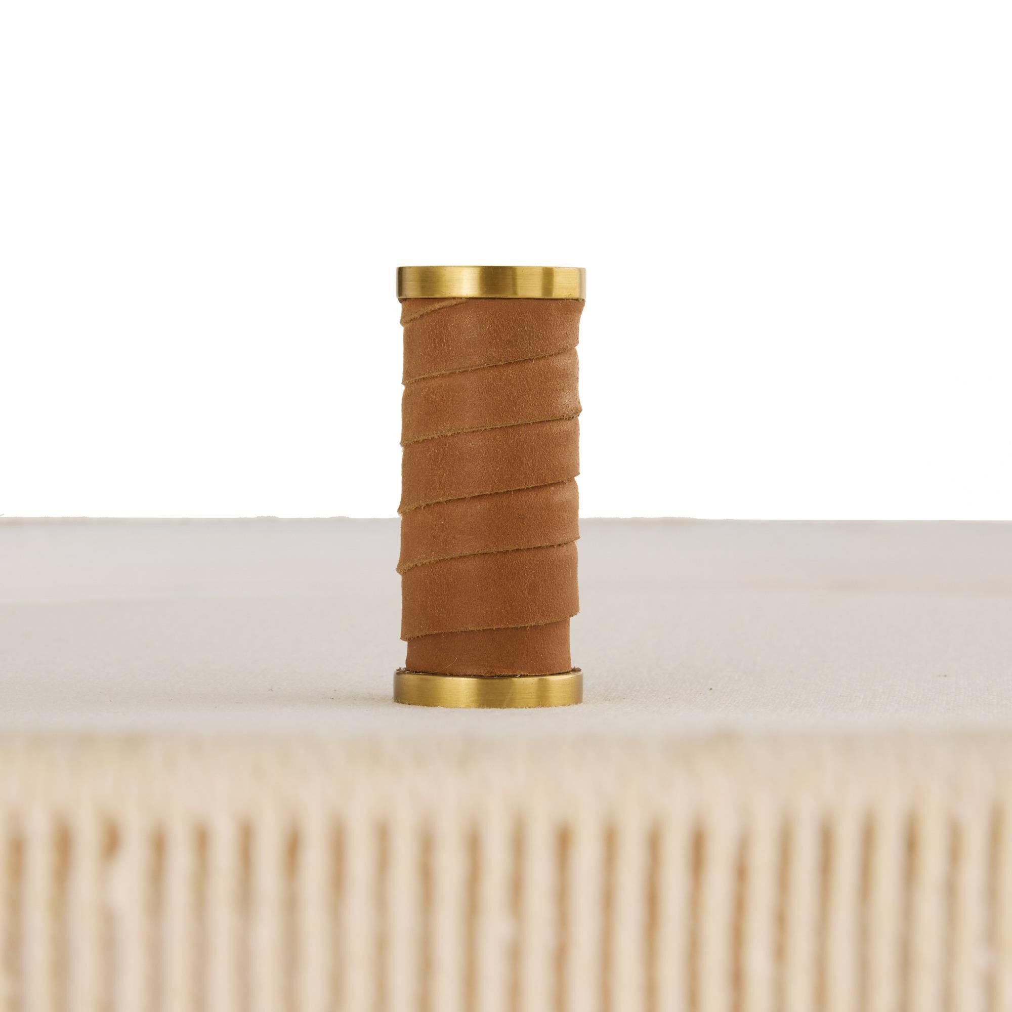 Shown in Natural finish and Brown glass