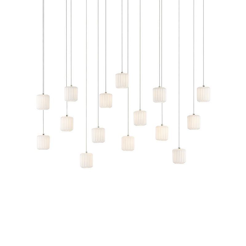 Dove 48 Inch 15 Light LED Multi Light Pendant by Currey and Company