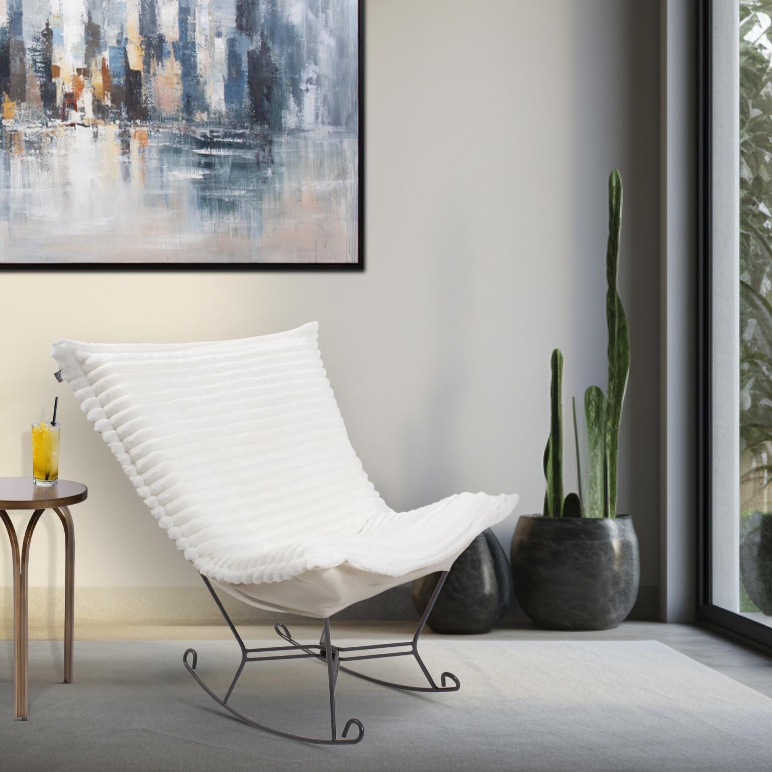 The Shar Pei Puff Accent Chair by Howard Elliott Collection