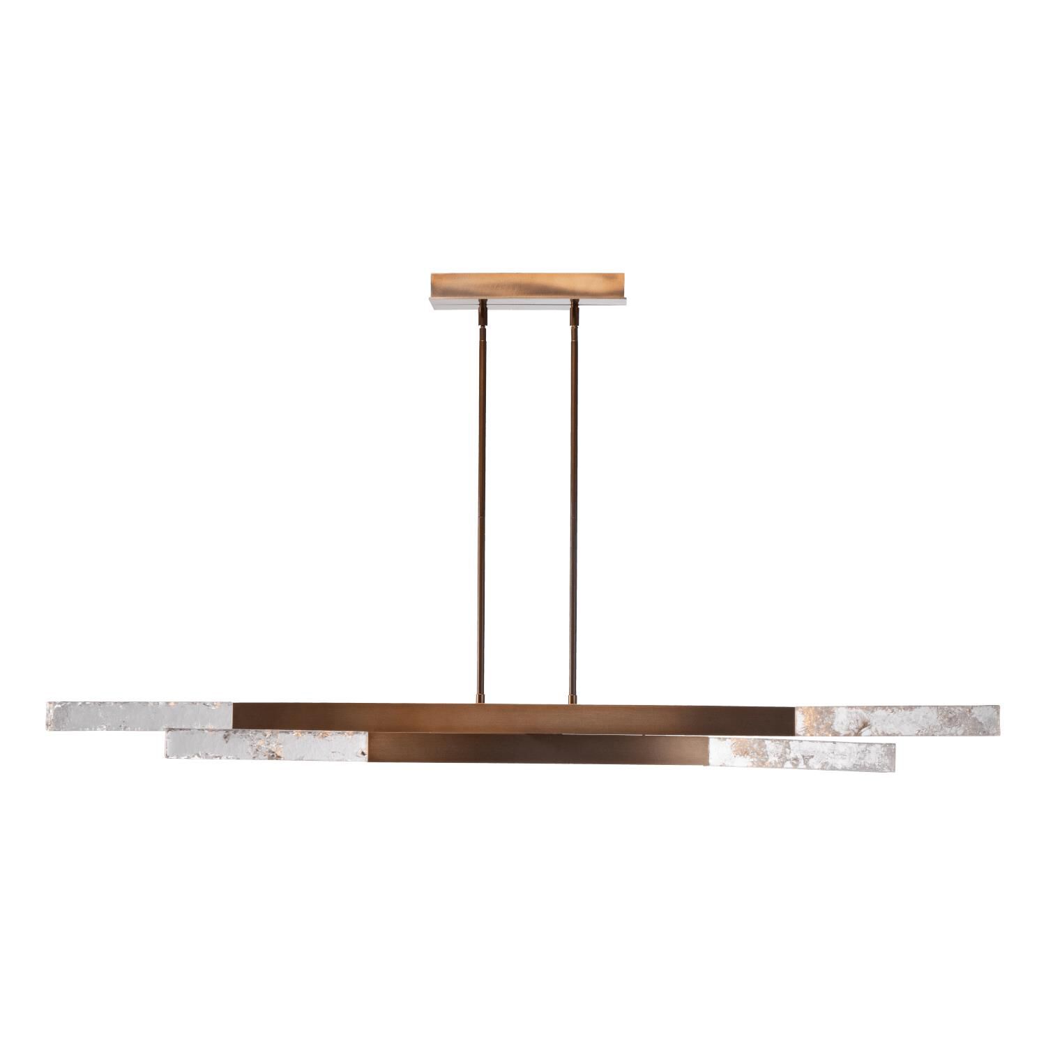 Glacier Linear Suspension Light by Hammerton Studio