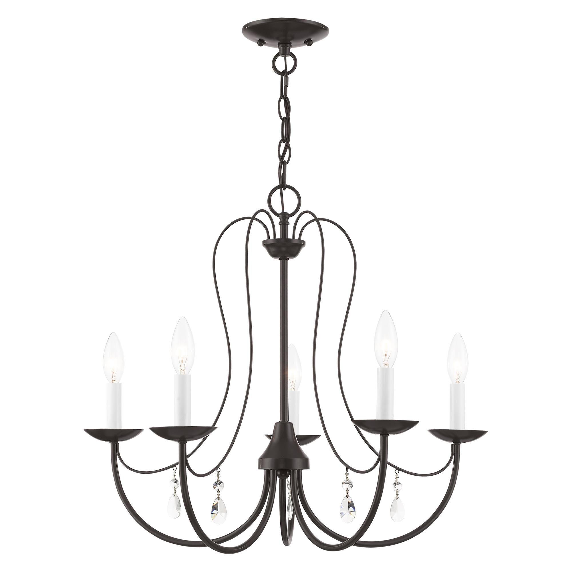 Mirabella 24 Inch 5 Light Chandelier by Livex Lighting