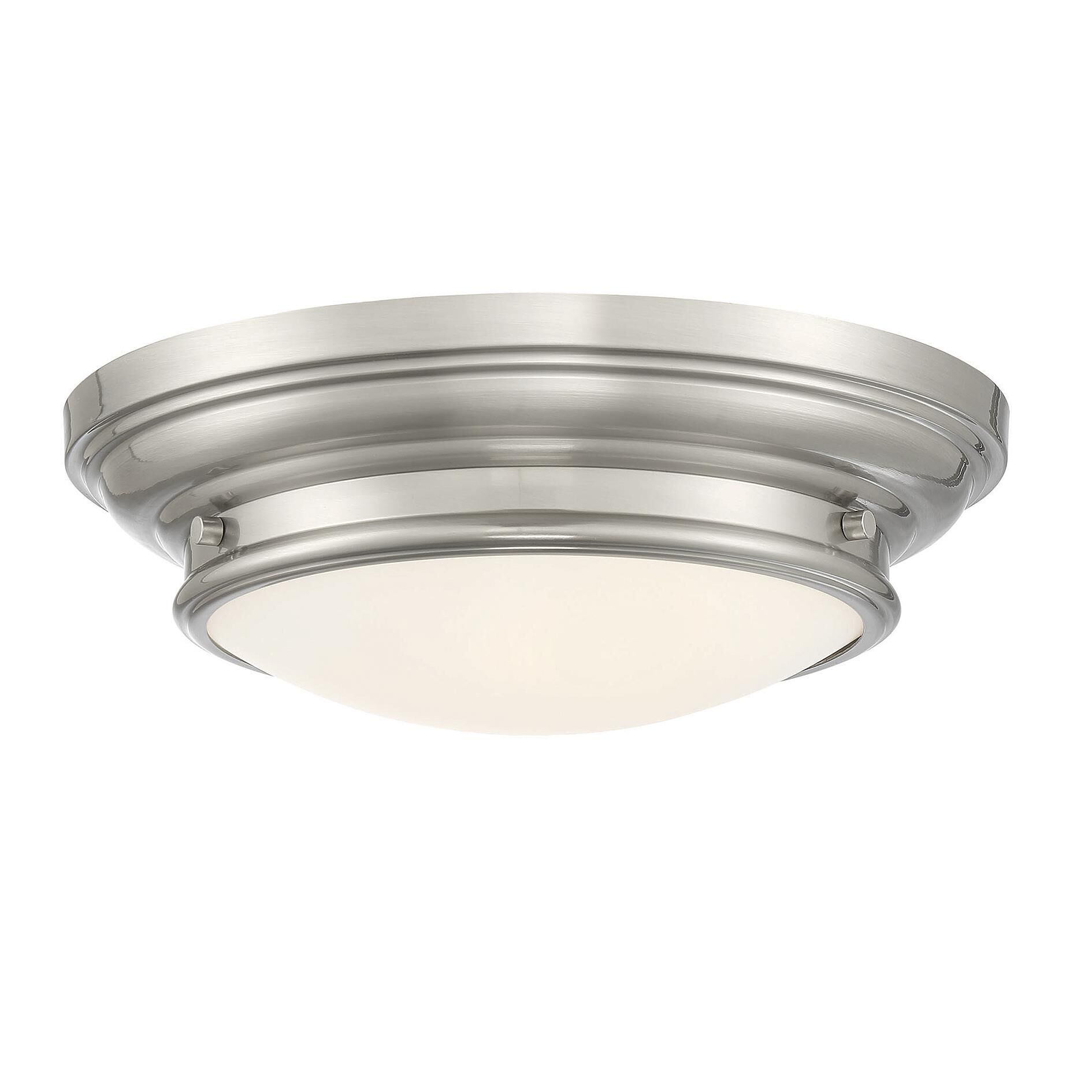 13 Inch 2 Light LED Flush Mount by Meridian Lighting