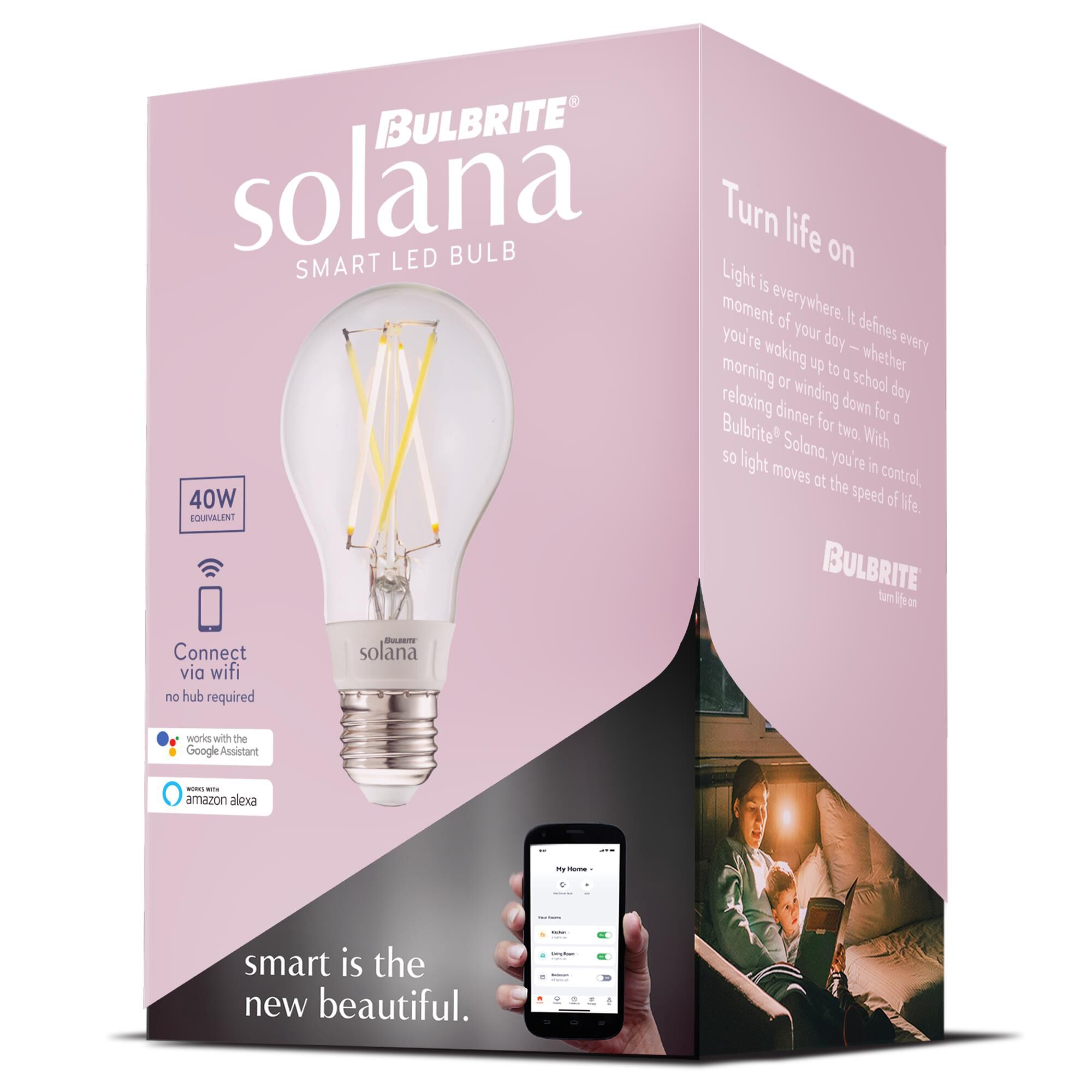5.50 Watt 2200-6500K A19 LED Light Bulb by Bulbrite