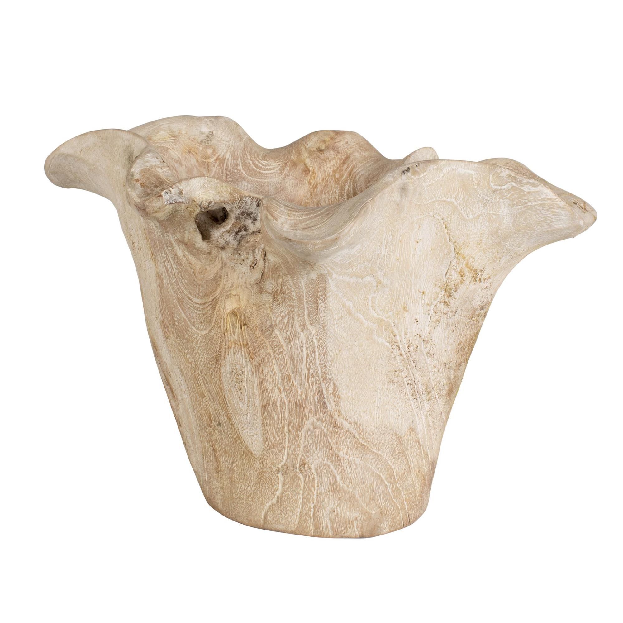 David Frisch Teak Flow 16 Inch Bowl by Uttermost