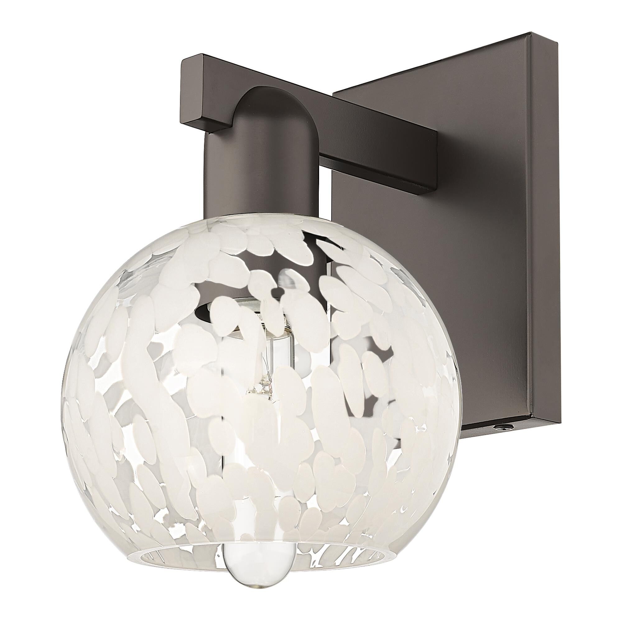 Bruno Marashlian White Mouchette 10 Inch Wall Sconce by Innovations Lighting