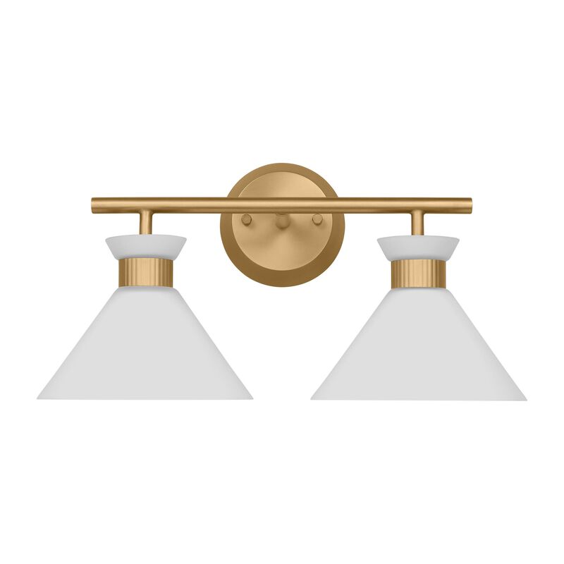 Drew & Jonathan Belcarra 17 Inch 2 Light Bath Vanity Light by Visual Comfort Studio