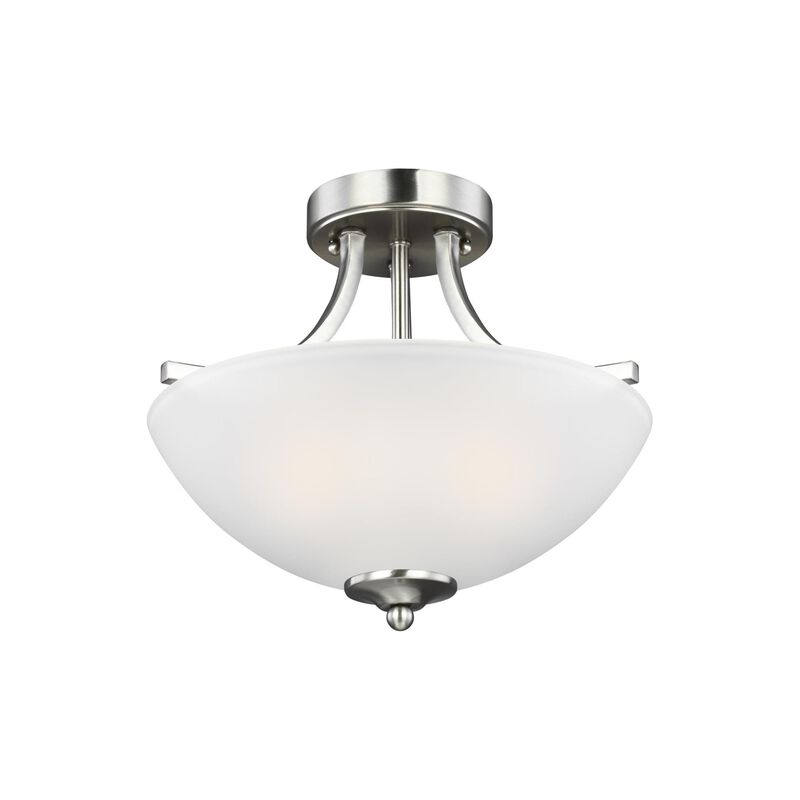 Geary 13 Inch 2 Light Semi Flush Mount by Generation Lighting