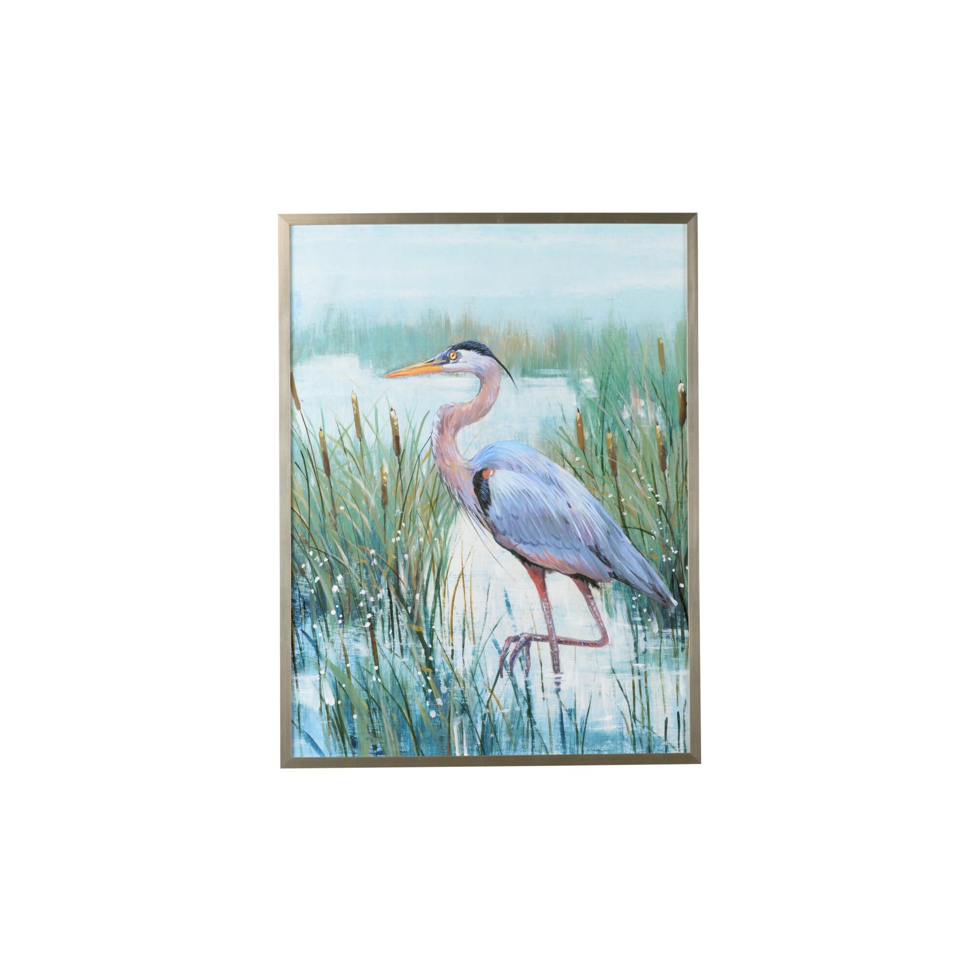 MARSH HERON II Print,