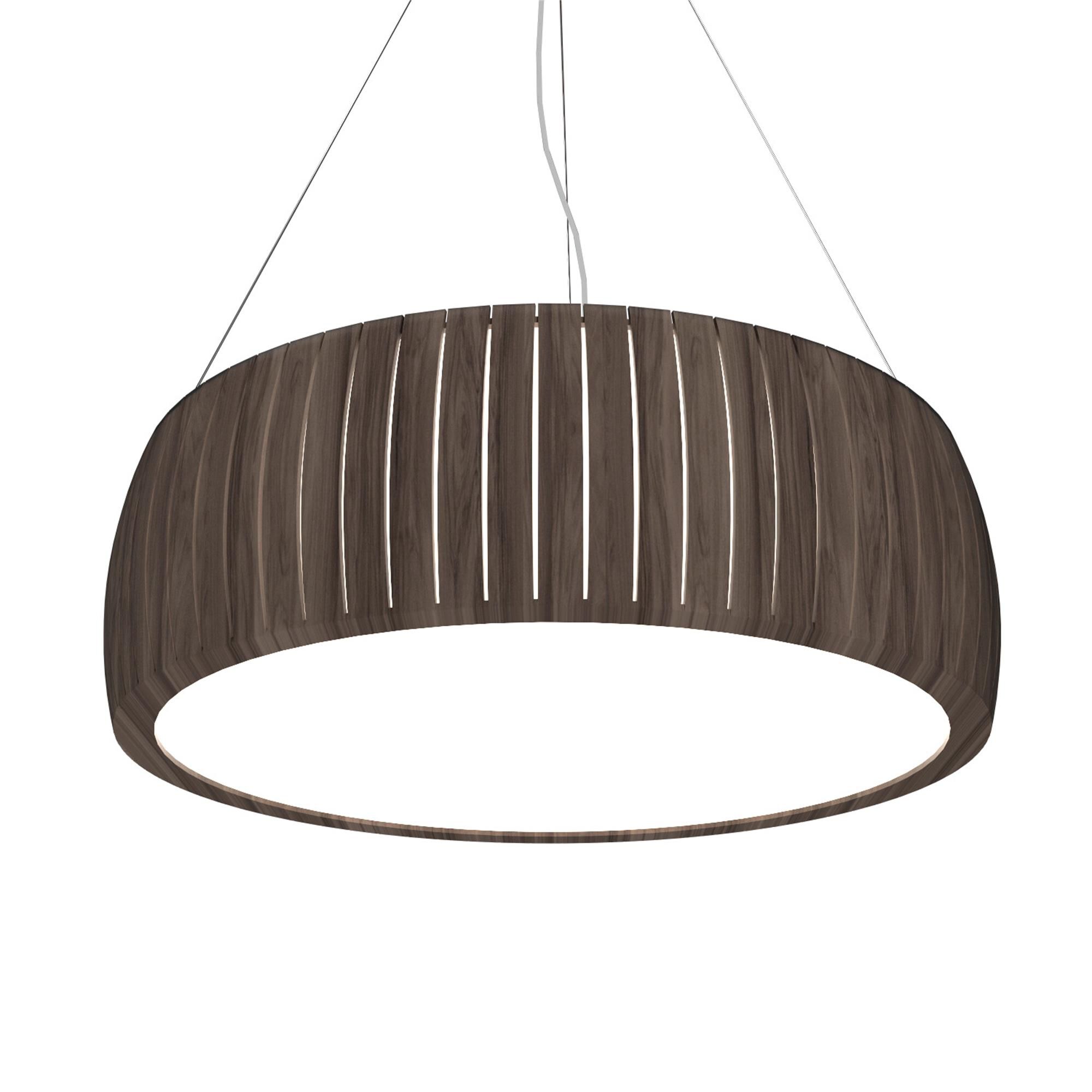 Shown in American Walnut finish and Raw Cotton shade