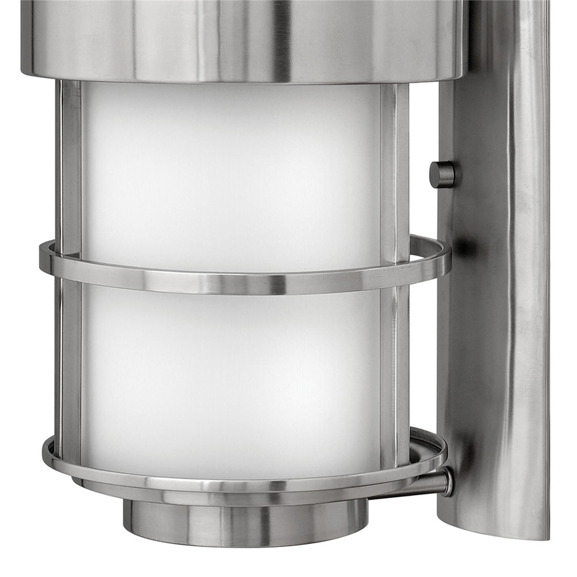 Shown in Stainless Steel finish and Etched Opal glass