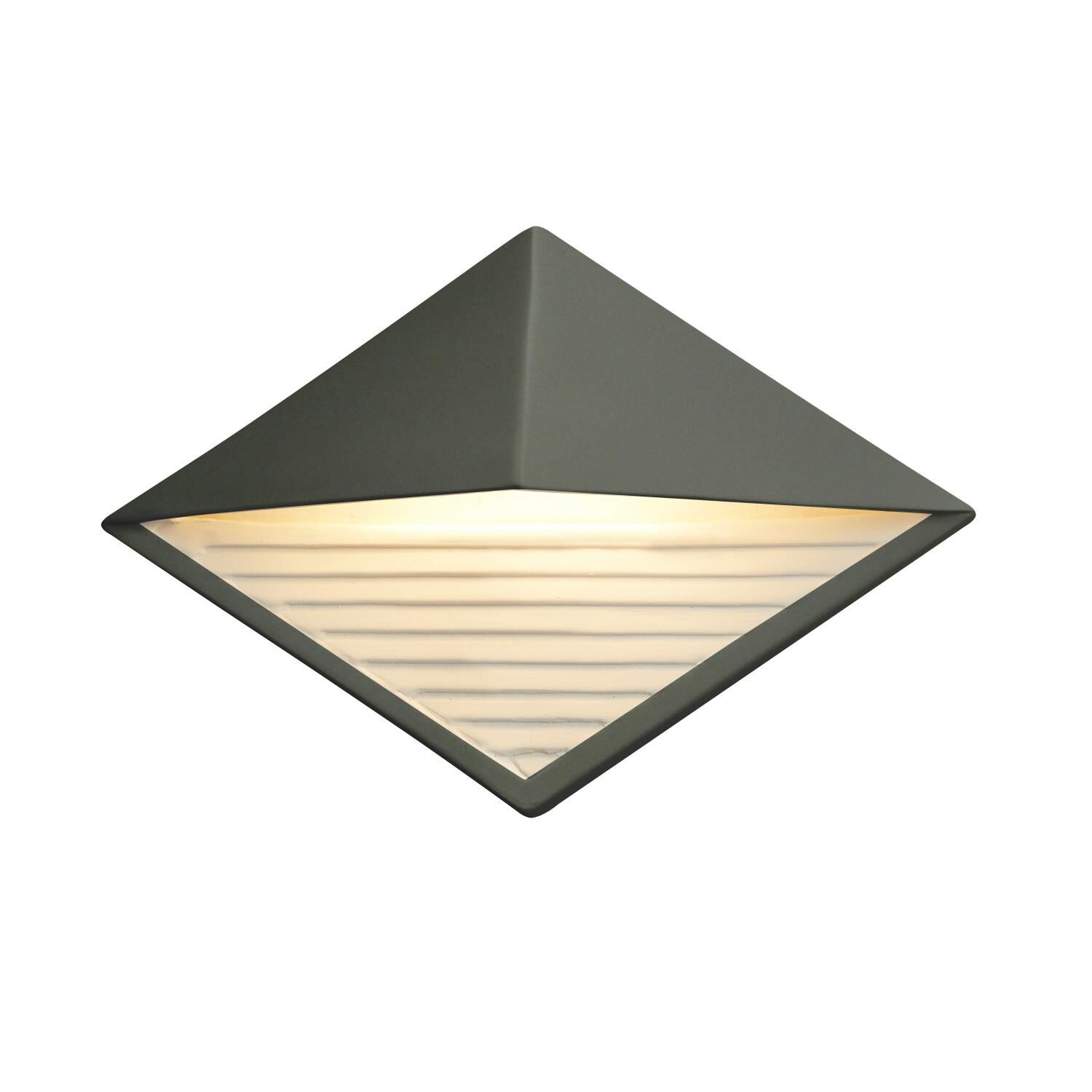 Ambiance 8 Inch Outdoor Wall Light by Justice Design Group