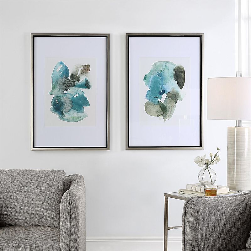 Blueprints Print Set of 2 by Uttermost