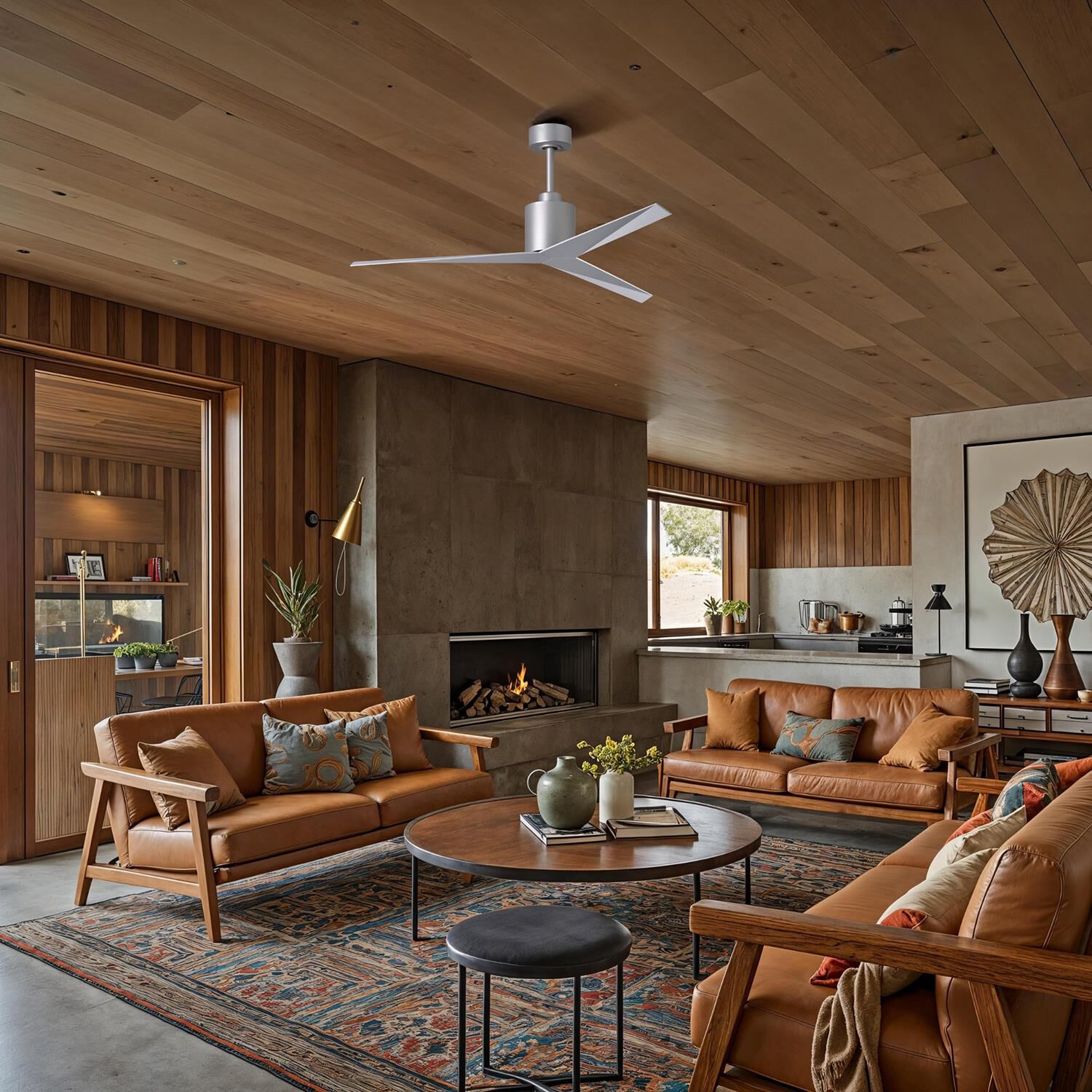 Eliza Outdoor Rated 56 Inch Ceiling Fan by Matthews Fan Company