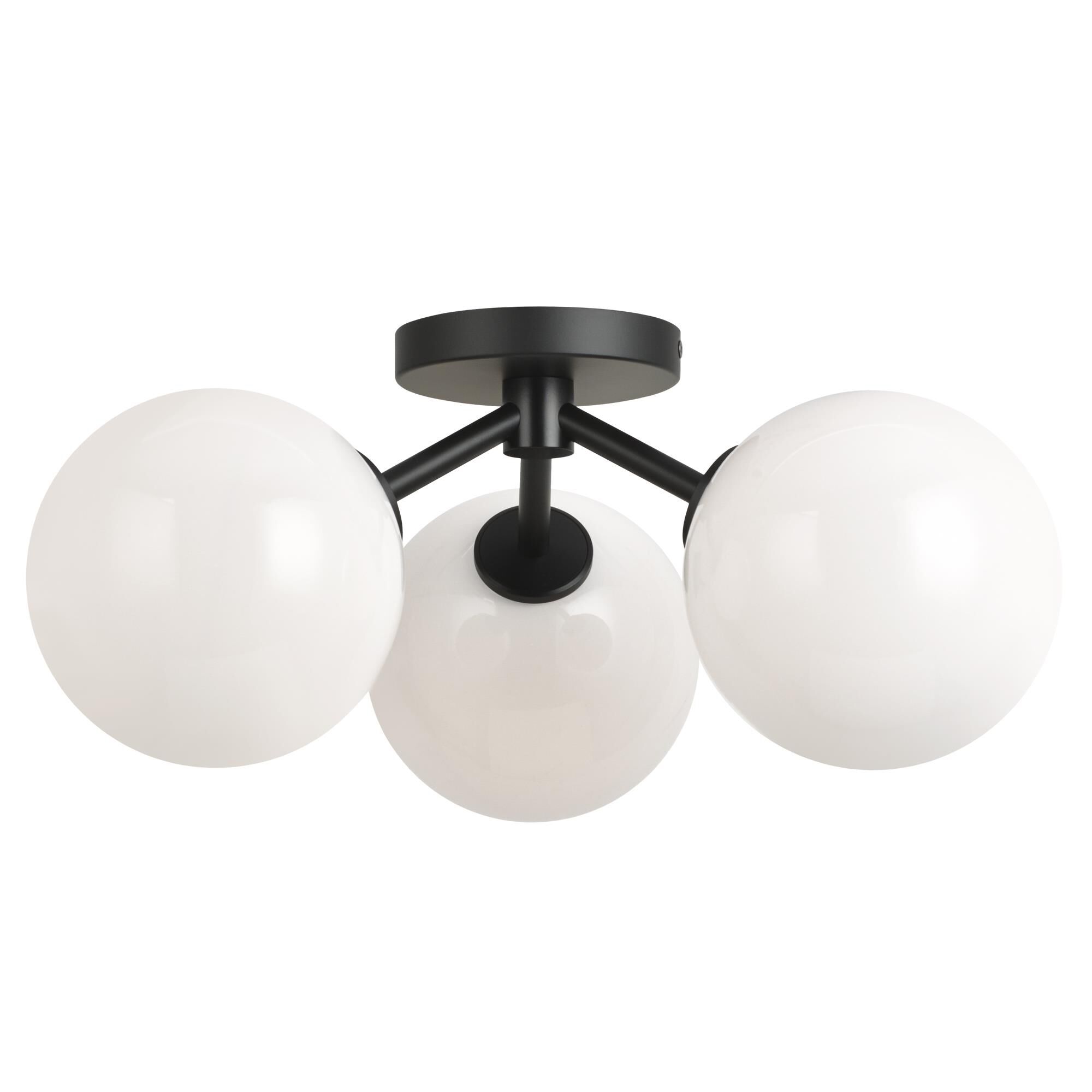 Novo 3 Light Flush Mount by Matteo Lighting