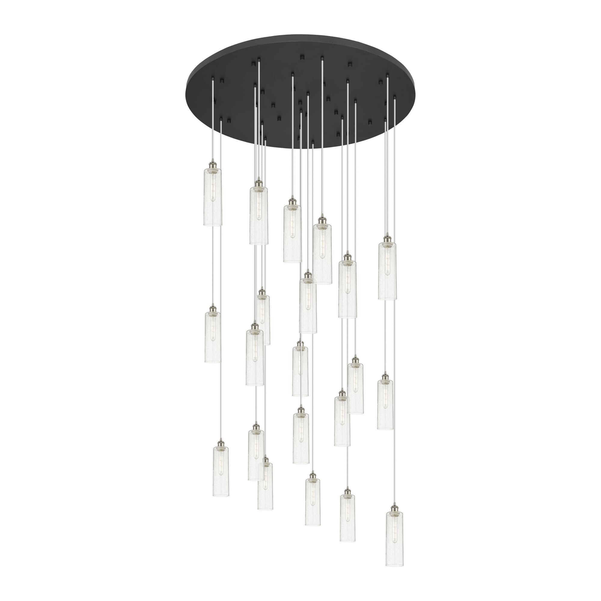 Shown in Satin Nickel finish and Seedy shade