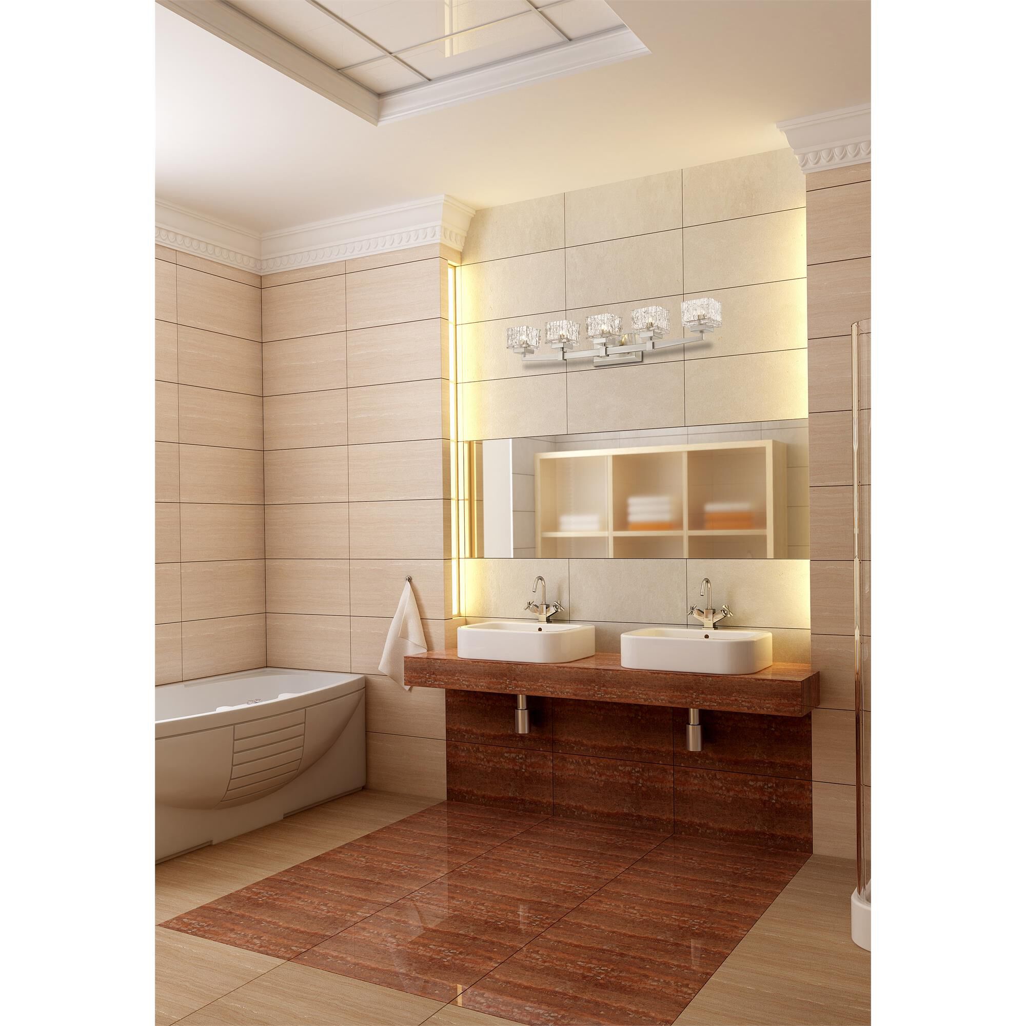 Rubicon 36 Inch 5 Light Bath Vanity Light by Z-Lite