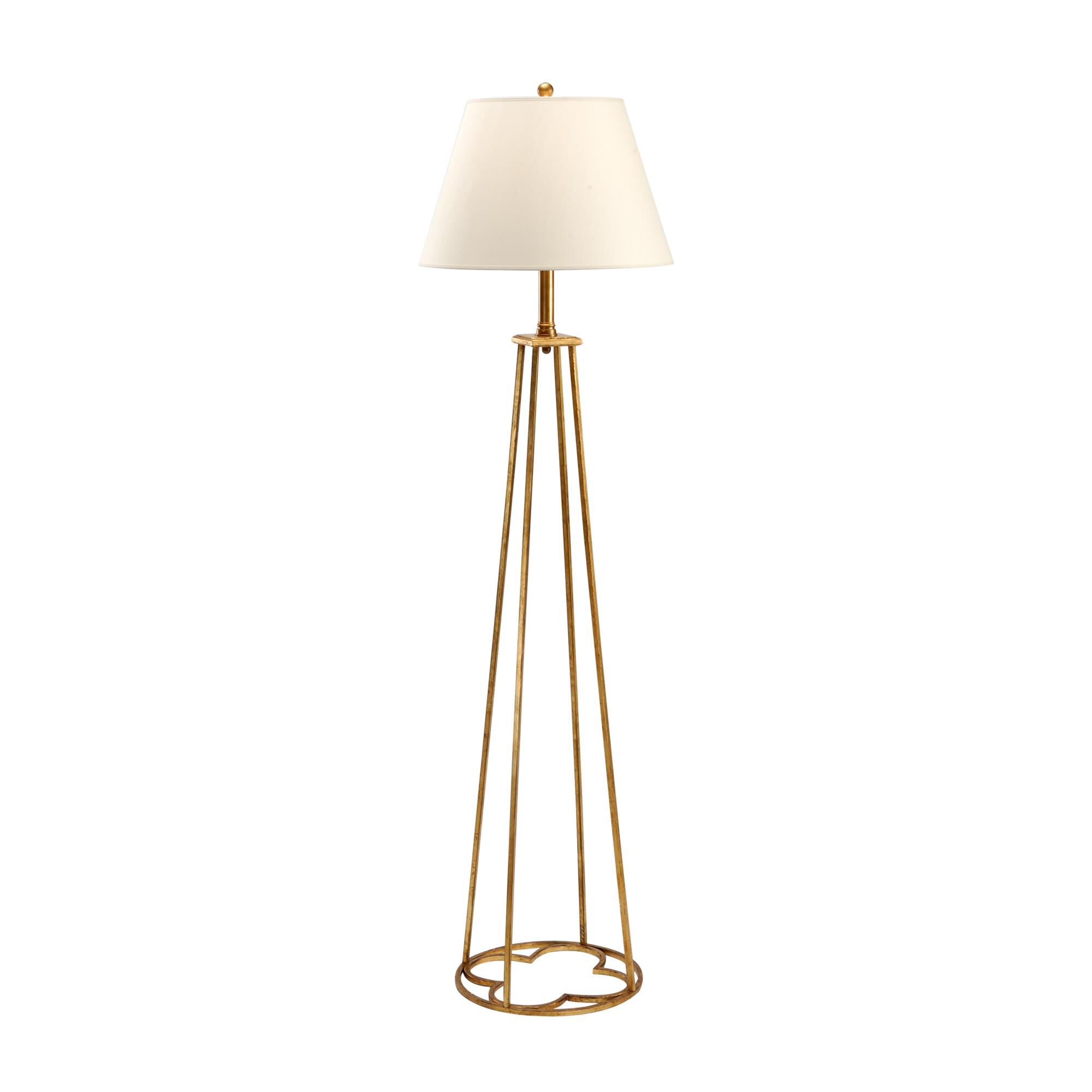 Shown in Old Gold finish and Cream shade