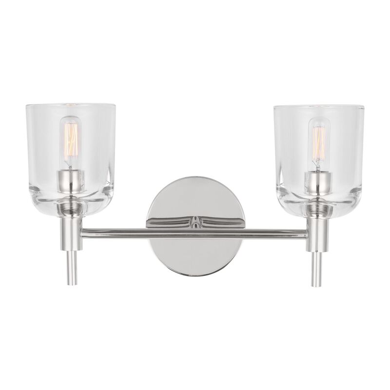 Thom Filicia Hartley 15 Inch 2 Light Bath Vanity Light by Visual Comfort Studio