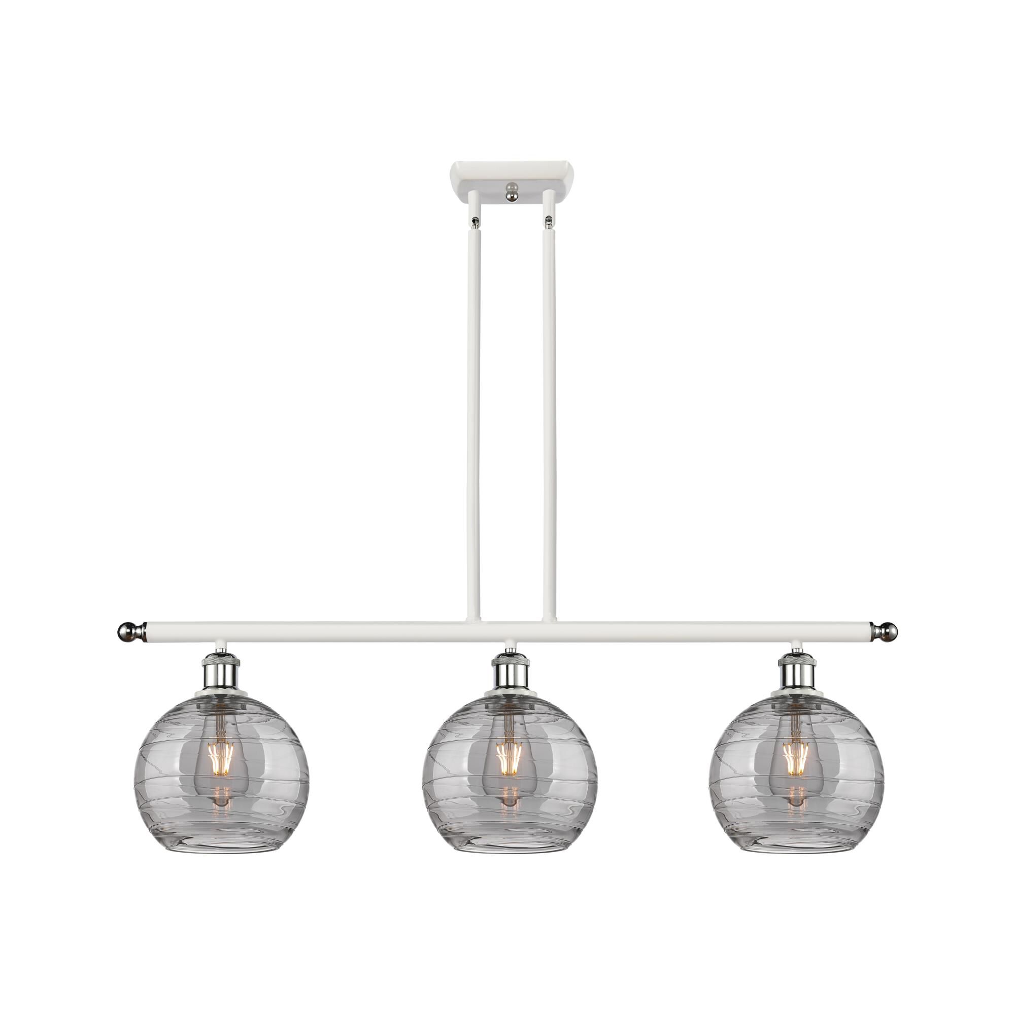 Bruno Marashlian Athens Deco Swirl 36 Inch Linear Suspension Light by Innovations Lighting