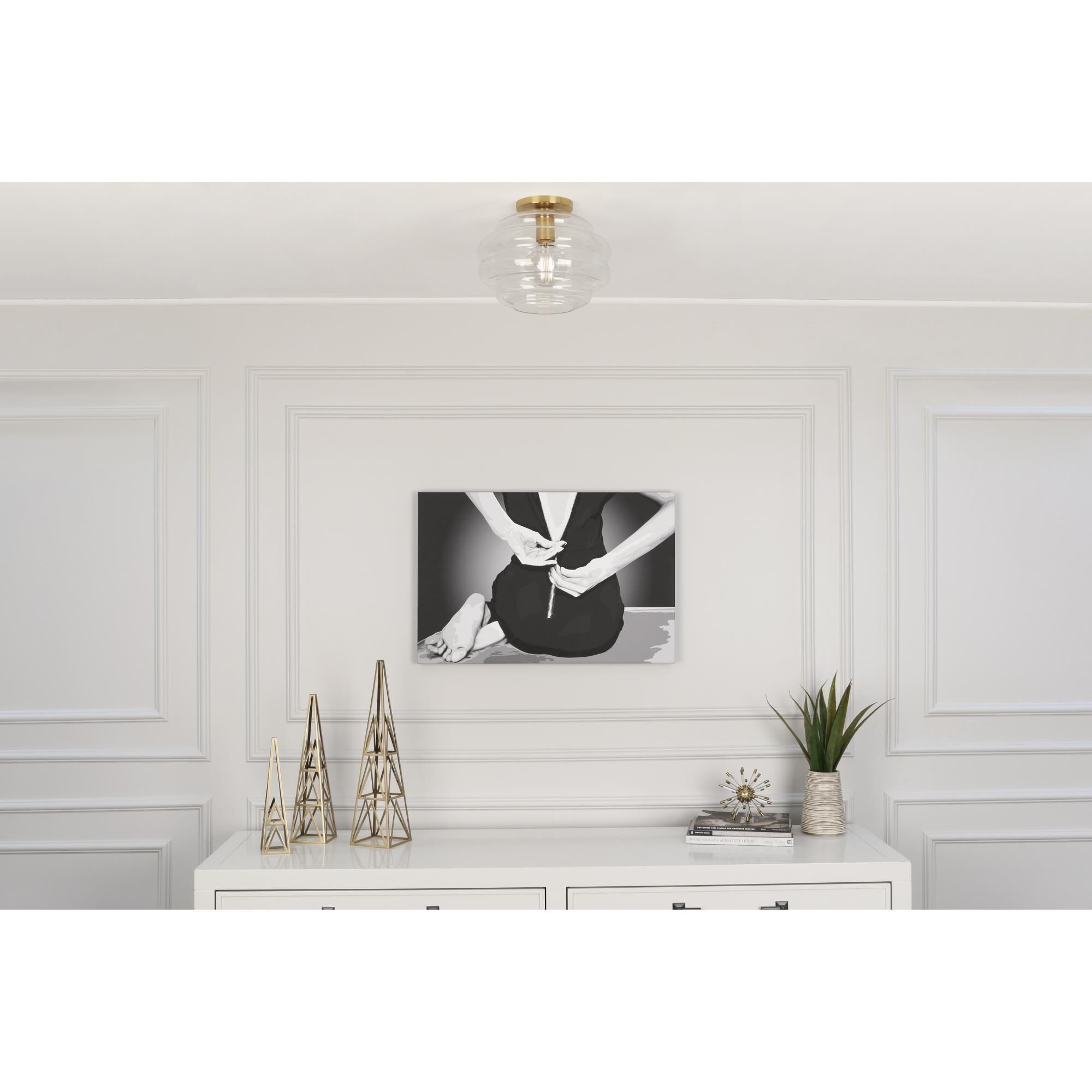 Horizon 11 Inch 1 Light Flush Mount by Robert Abbey