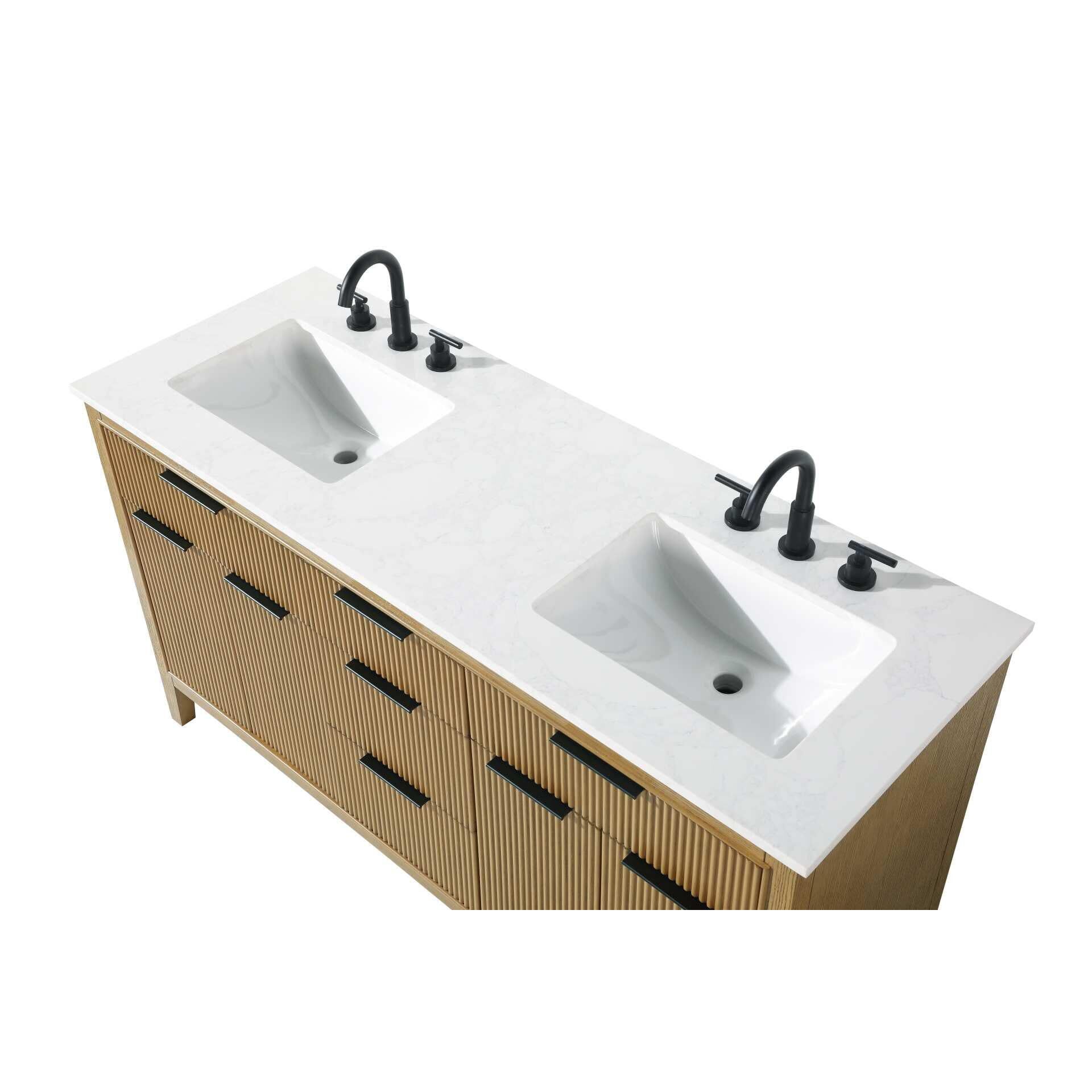 Langston 60 Inch Bath Vanity by Elegant Decor