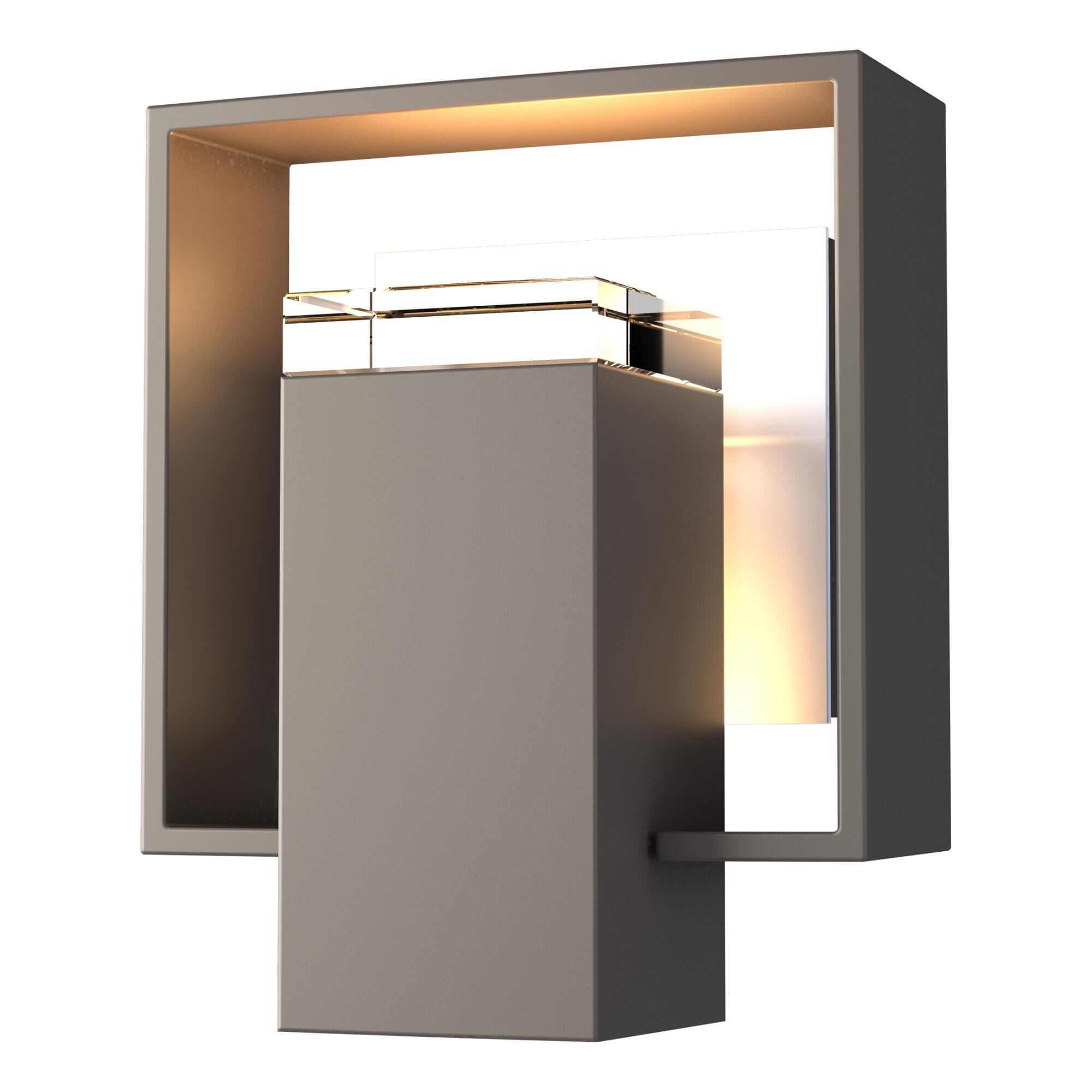 Hubbardton Forge Shadow Box 8 Inch Tall Outdoor Wall Light