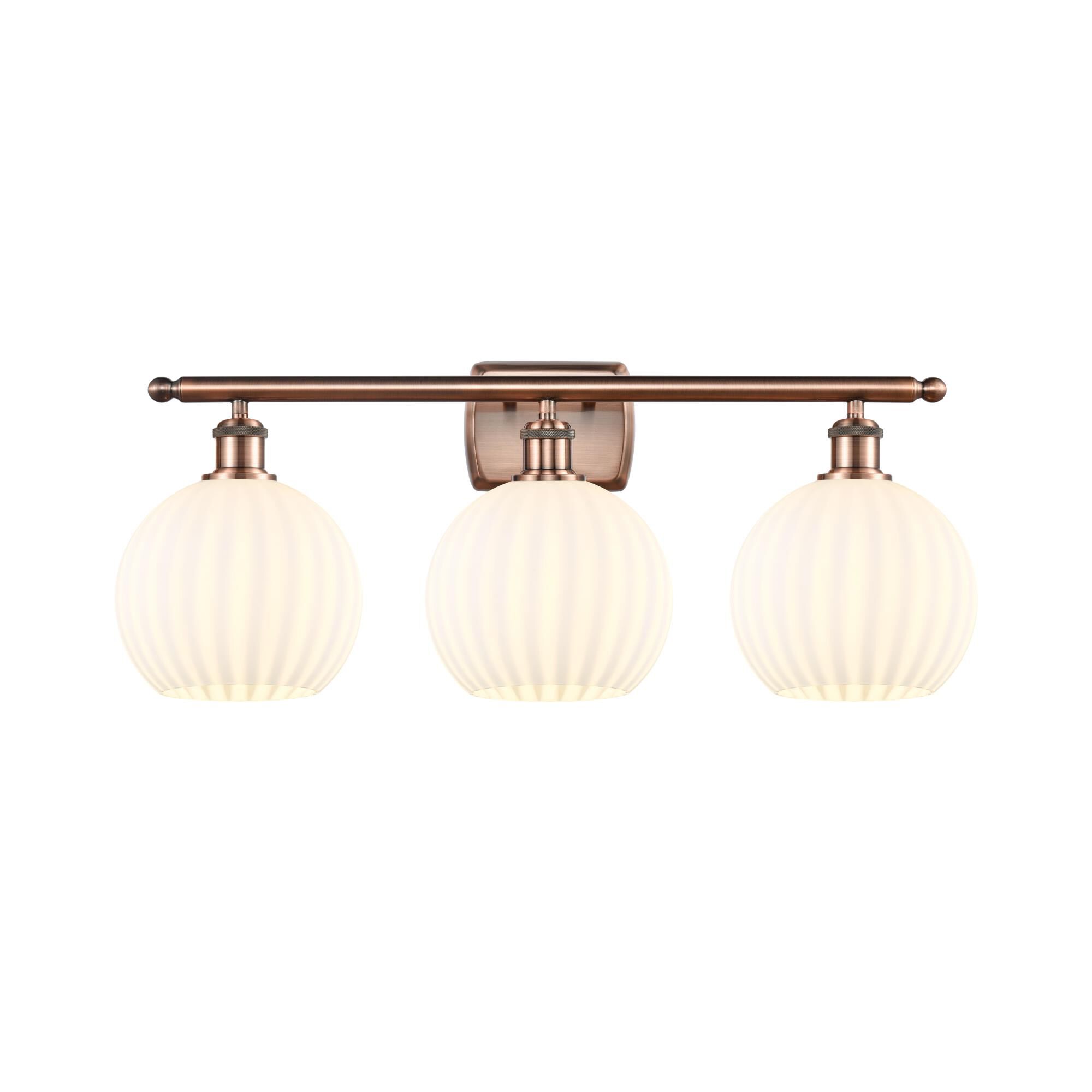 Bruno Marashlian White Venetian 28 Inch Bath Vanity Light by Innovations Lighting