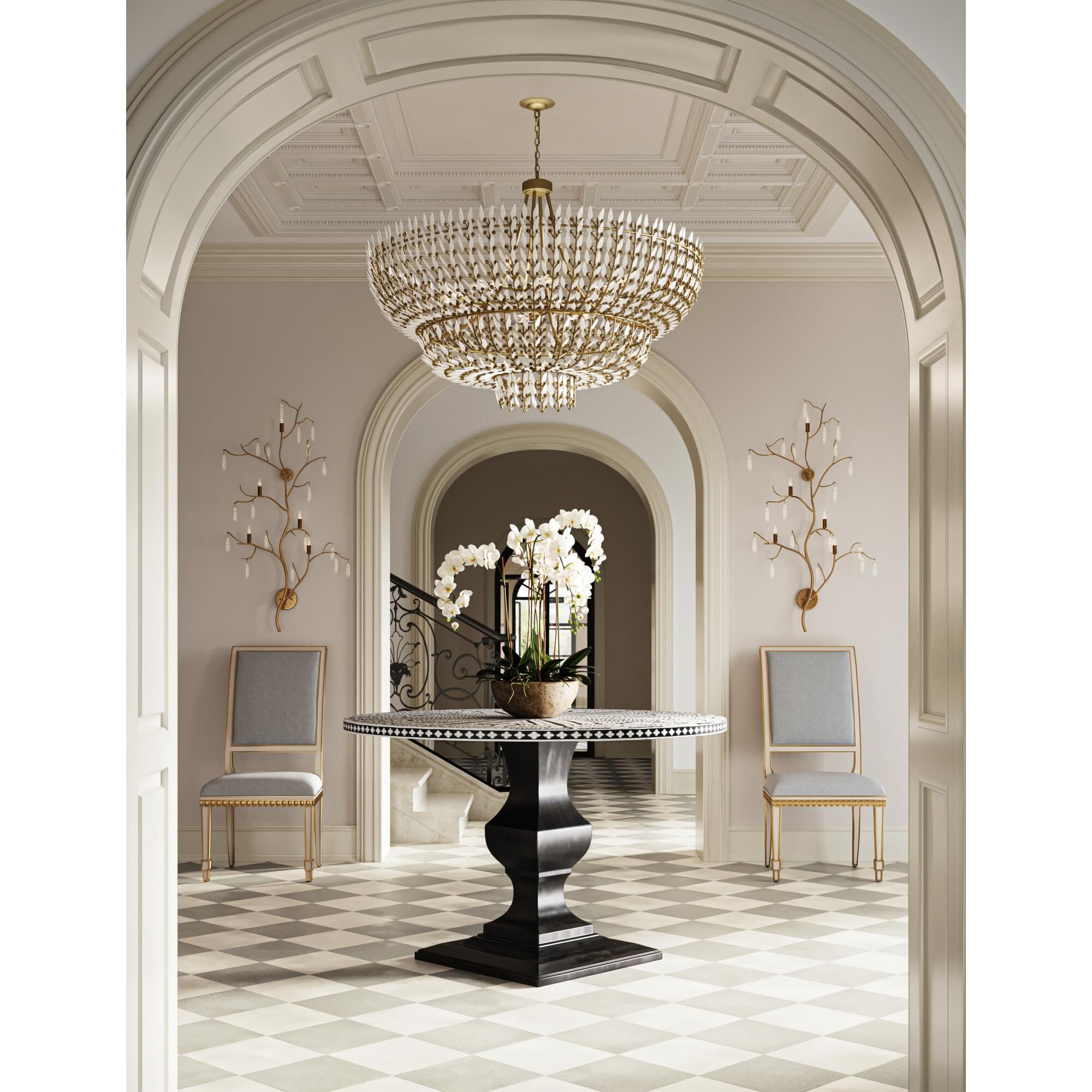 Currey and Company Ines Dining Chair - Thumbnail 2