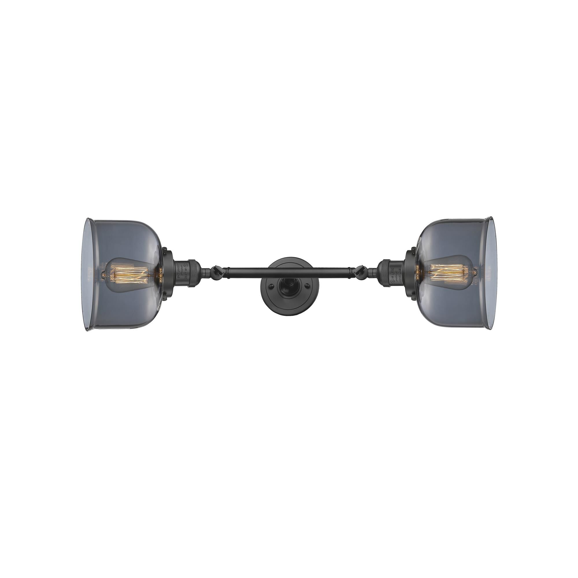 Shown in Oil Rubbed Bronze finish and Plated Smoked glass