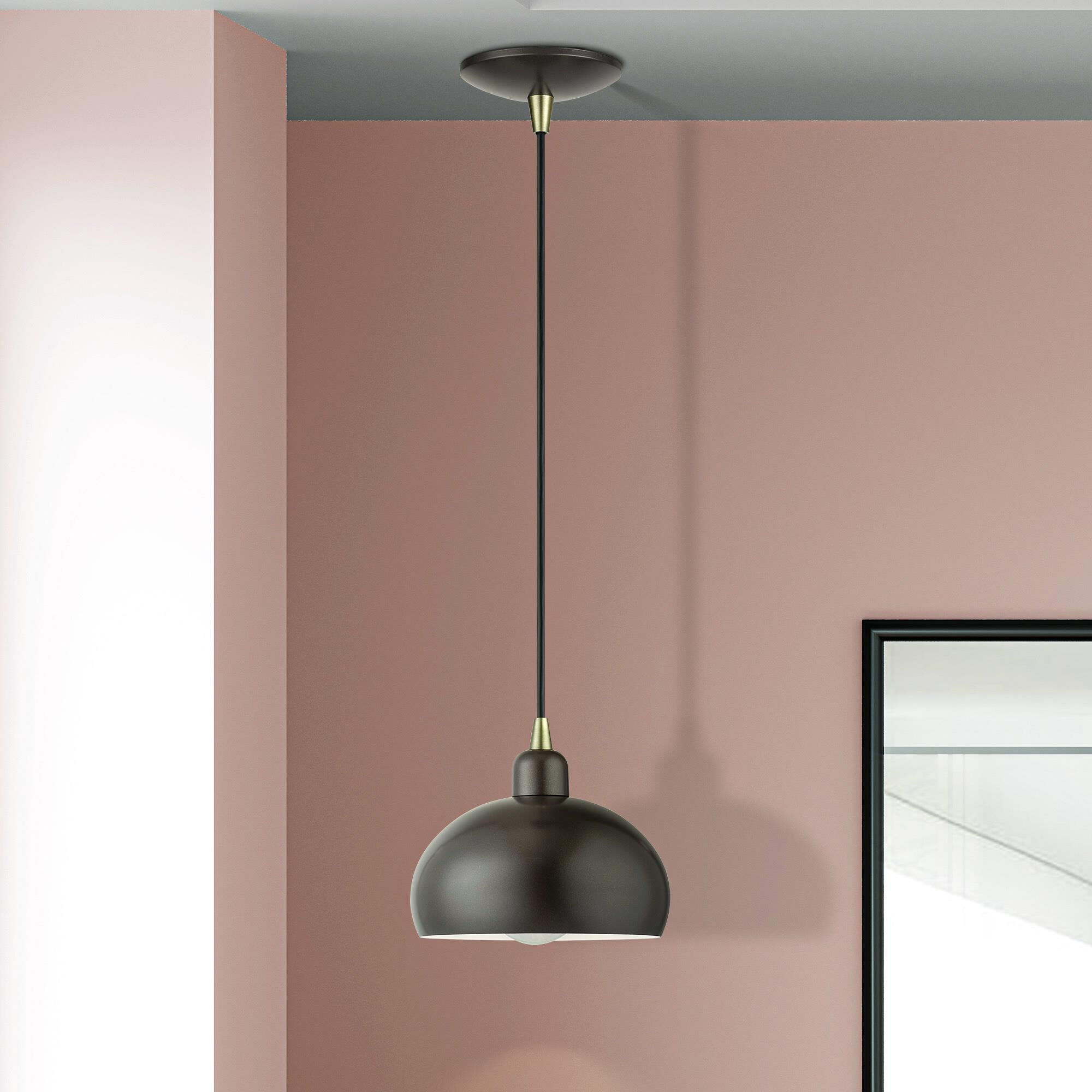 Domma 8 Inch Mini Pendant by Livex Lighting