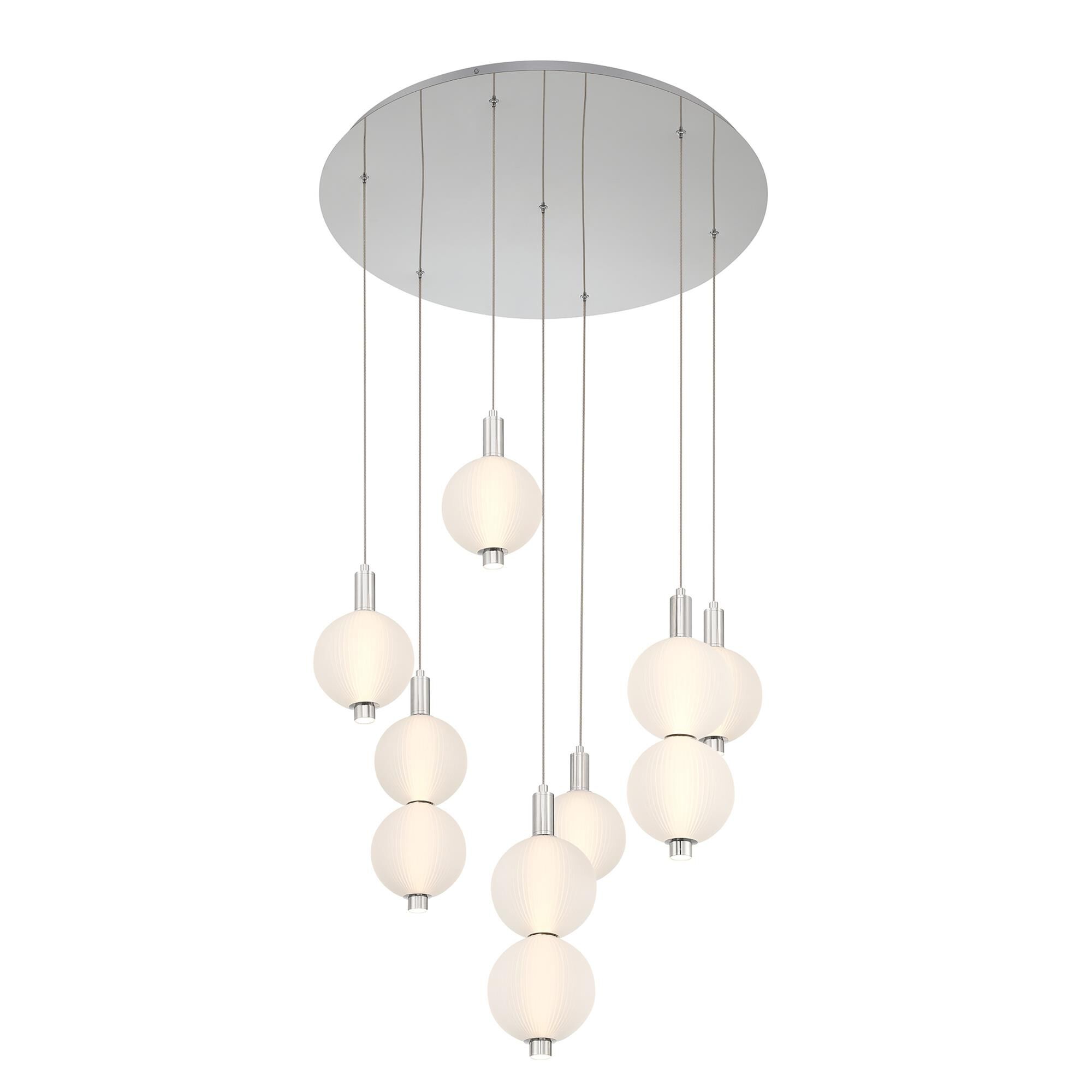 Palmas 30 Inch 7 Light Multi Light Pendant,