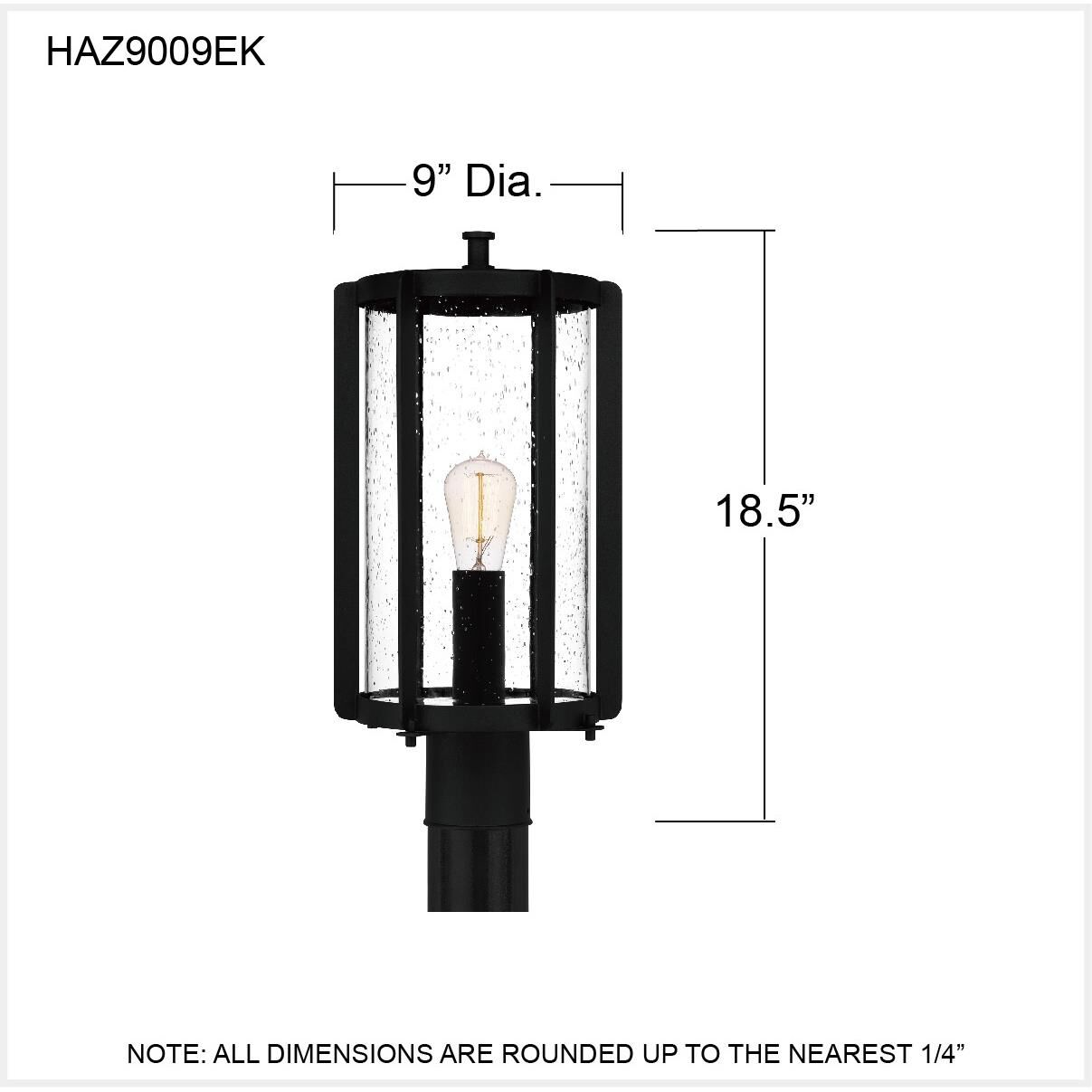 Quoizel Hazel 18 Inch Tall Outdoor Post Lamp