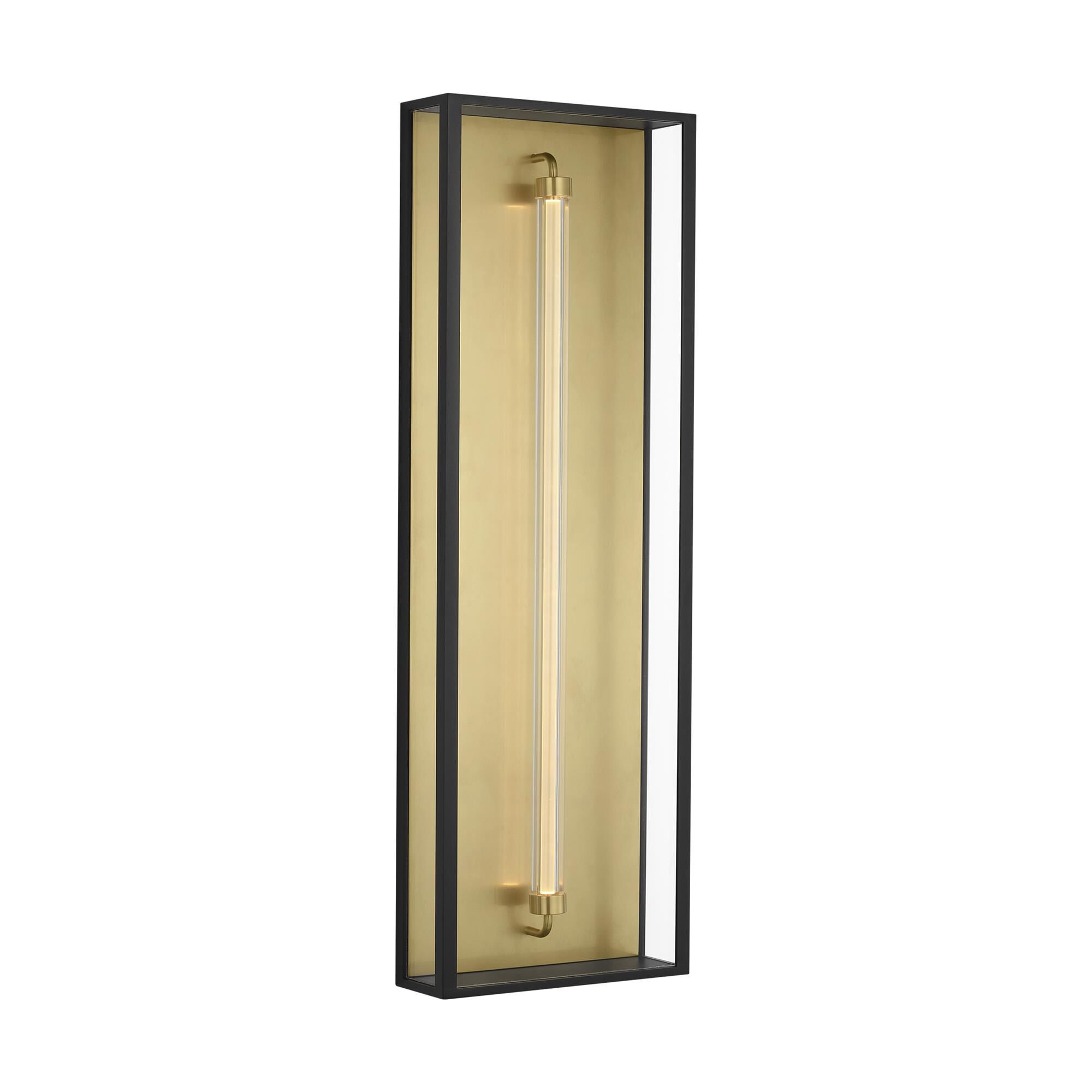 Shown in Outdoor Black finish and Clear glass