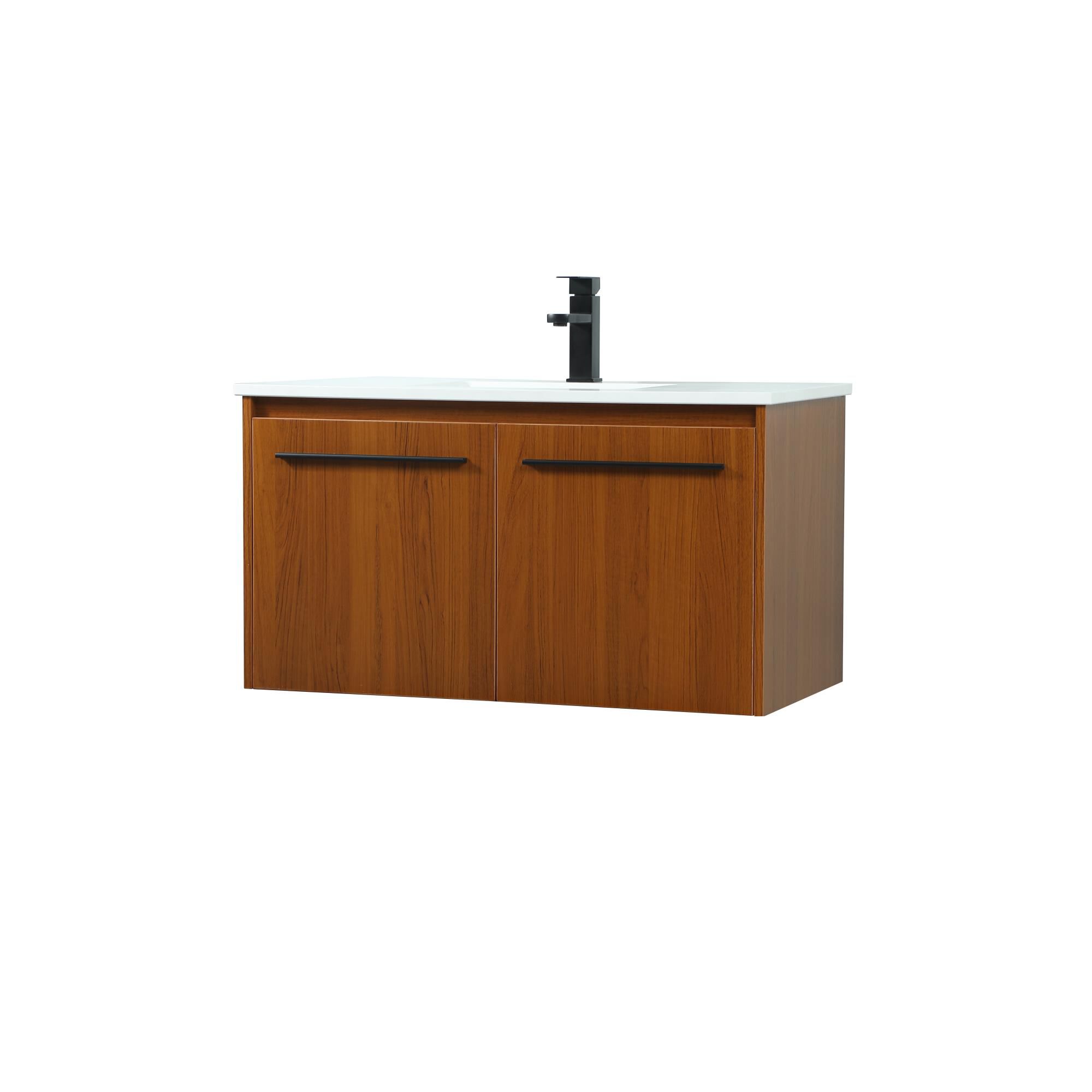 Shown in Teak finish