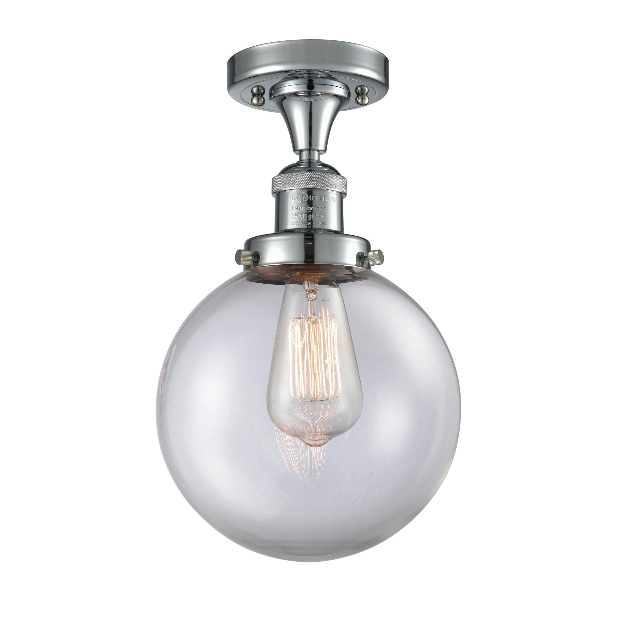 Bruno Marashlian Beacon 8 Inch 1 Light Semi Flush Mount by Innovations Lighting