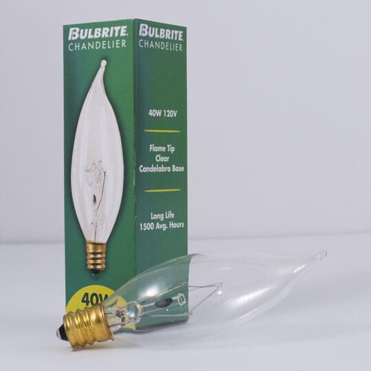 40 Watt 2700K CA8 Incandescent Light Bulb,